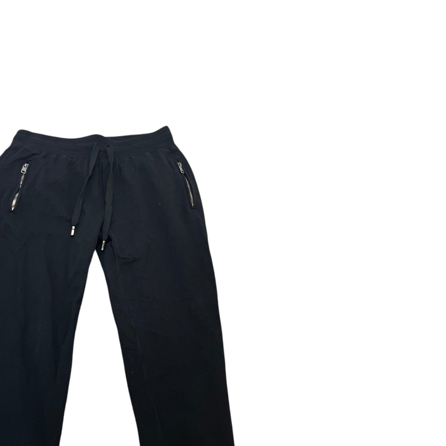 Men's Plaque Logo Joggers Black Size IT 50 / UK 34