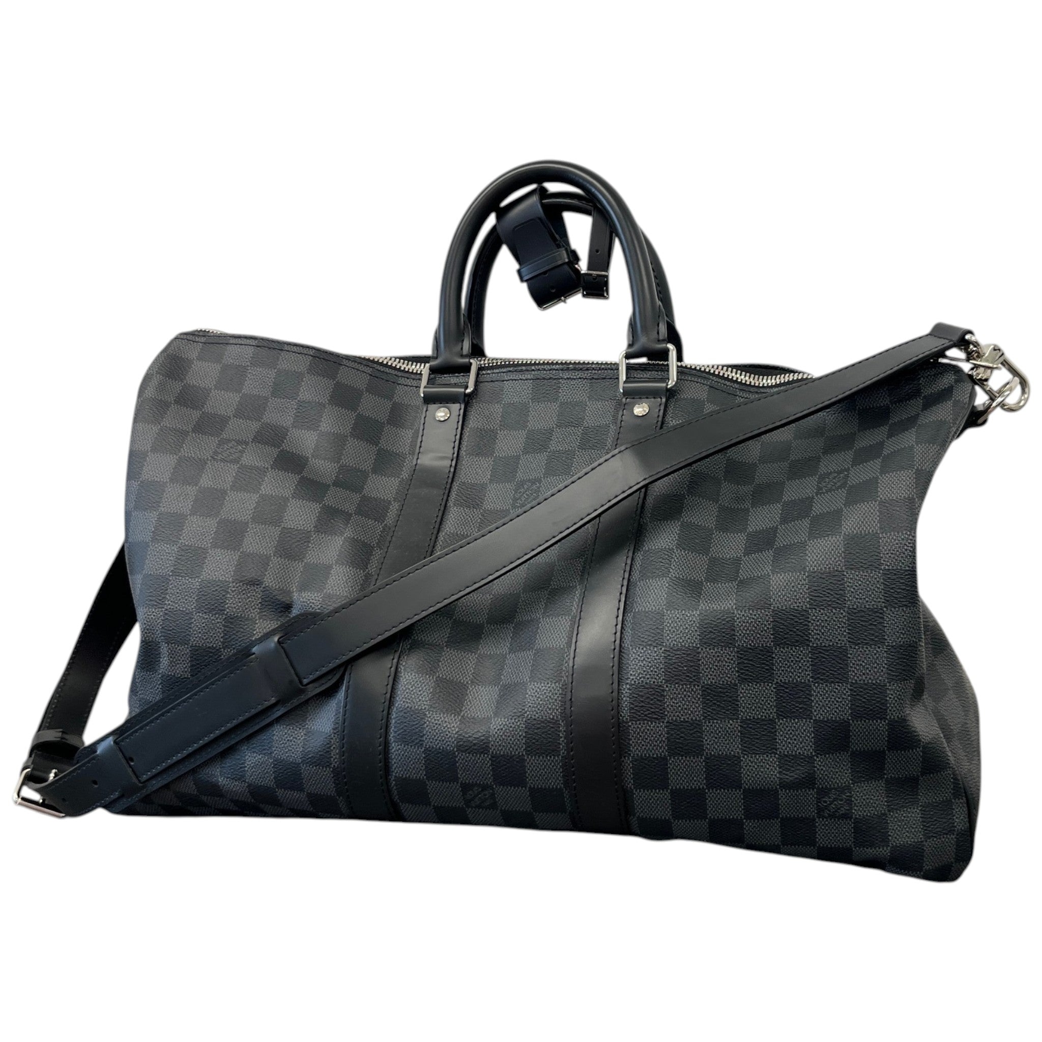 Men's Damier Graphite Keepall Bandoulière 45 Bag Navy