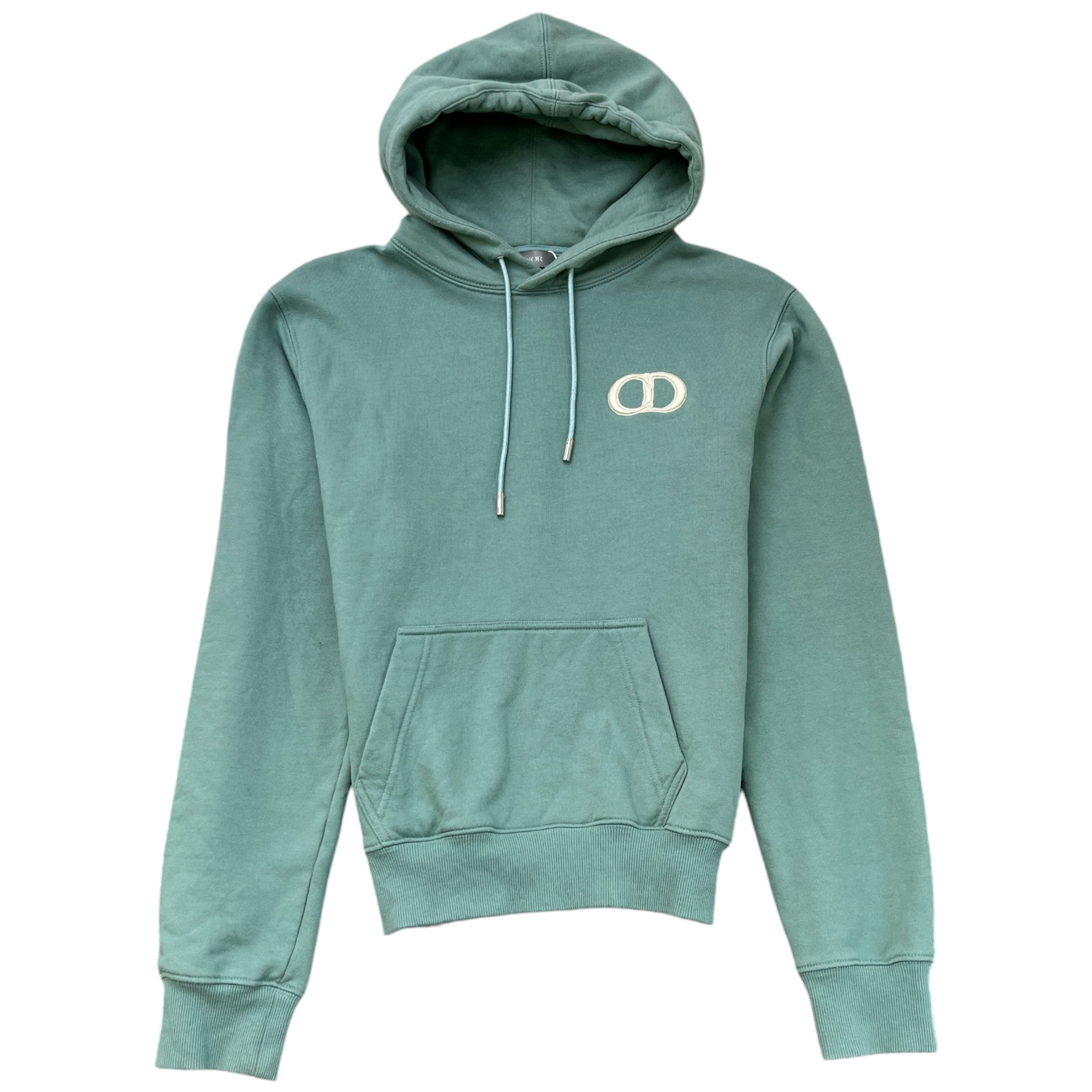Men's Cd Icon Logo Hoodie Green Size XS