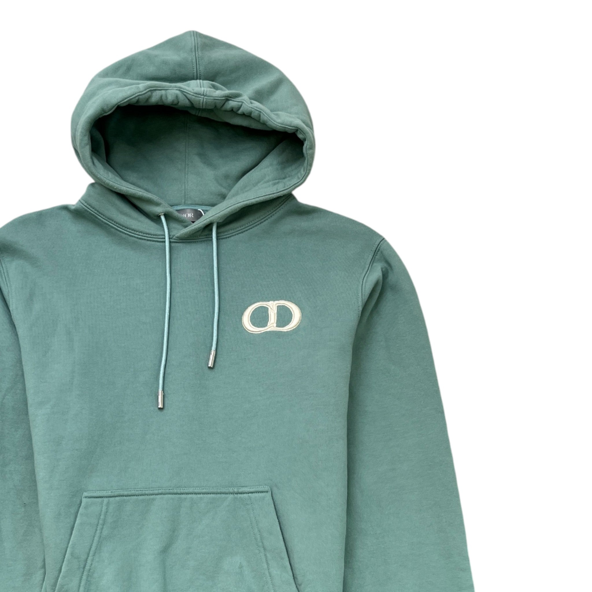 Men's Cd Icon Logo Hoodie Green Size XS