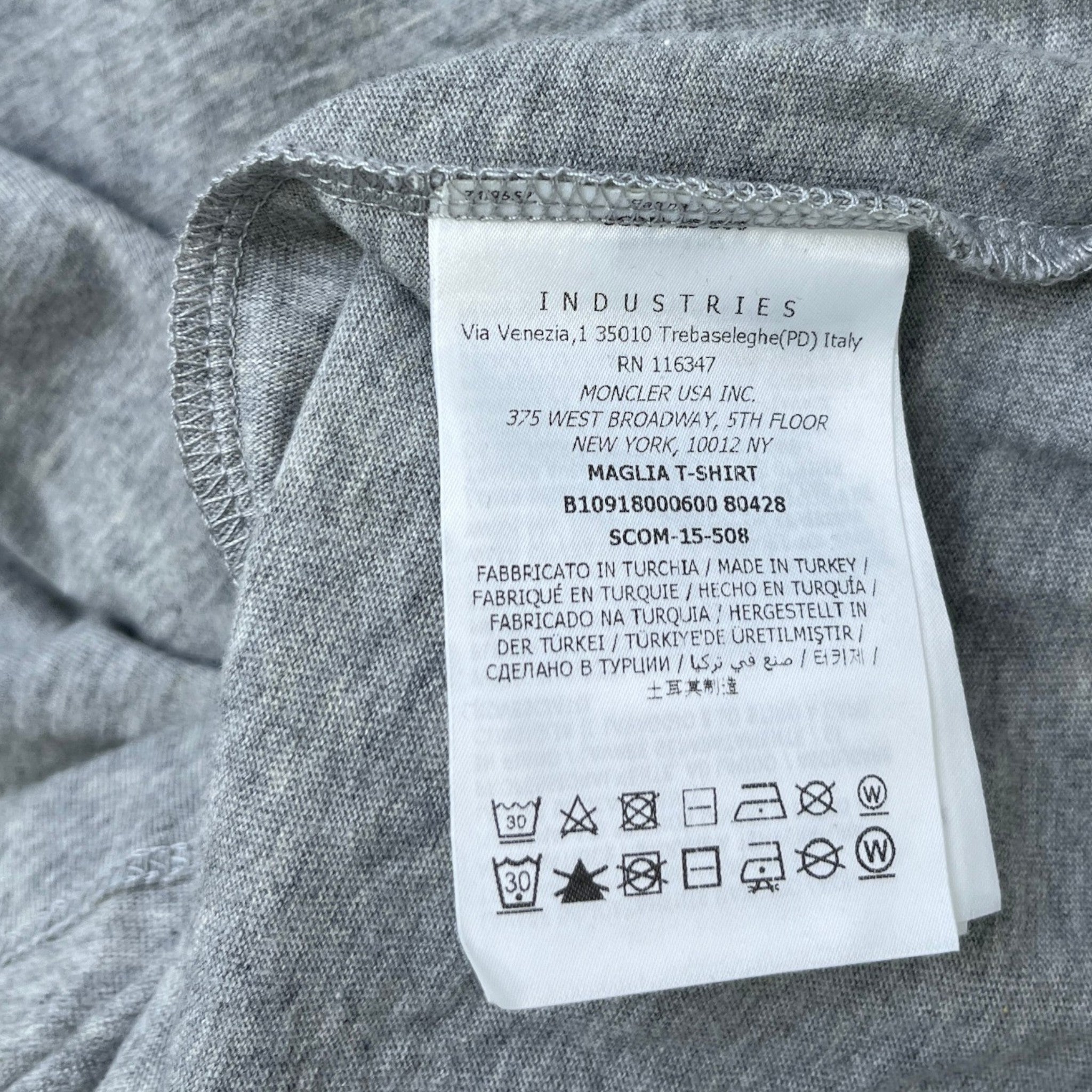 Men's Maglia T-Shirt Grey Size M