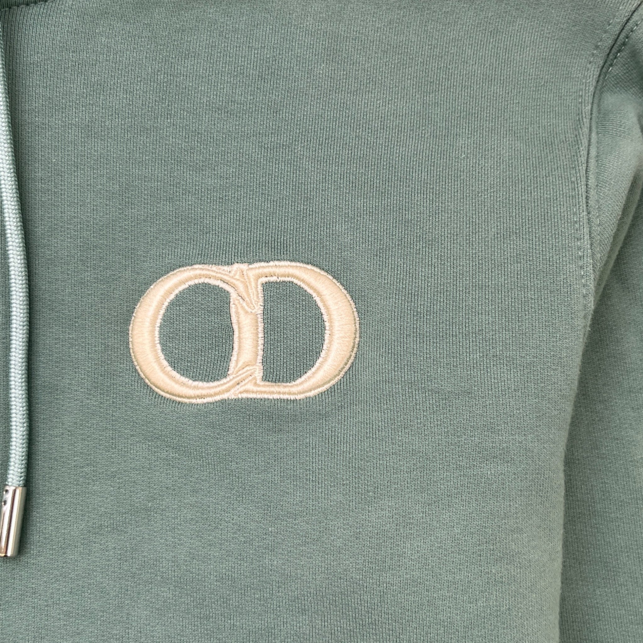 Men's Cd Icon Logo Hoodie Green Size XS