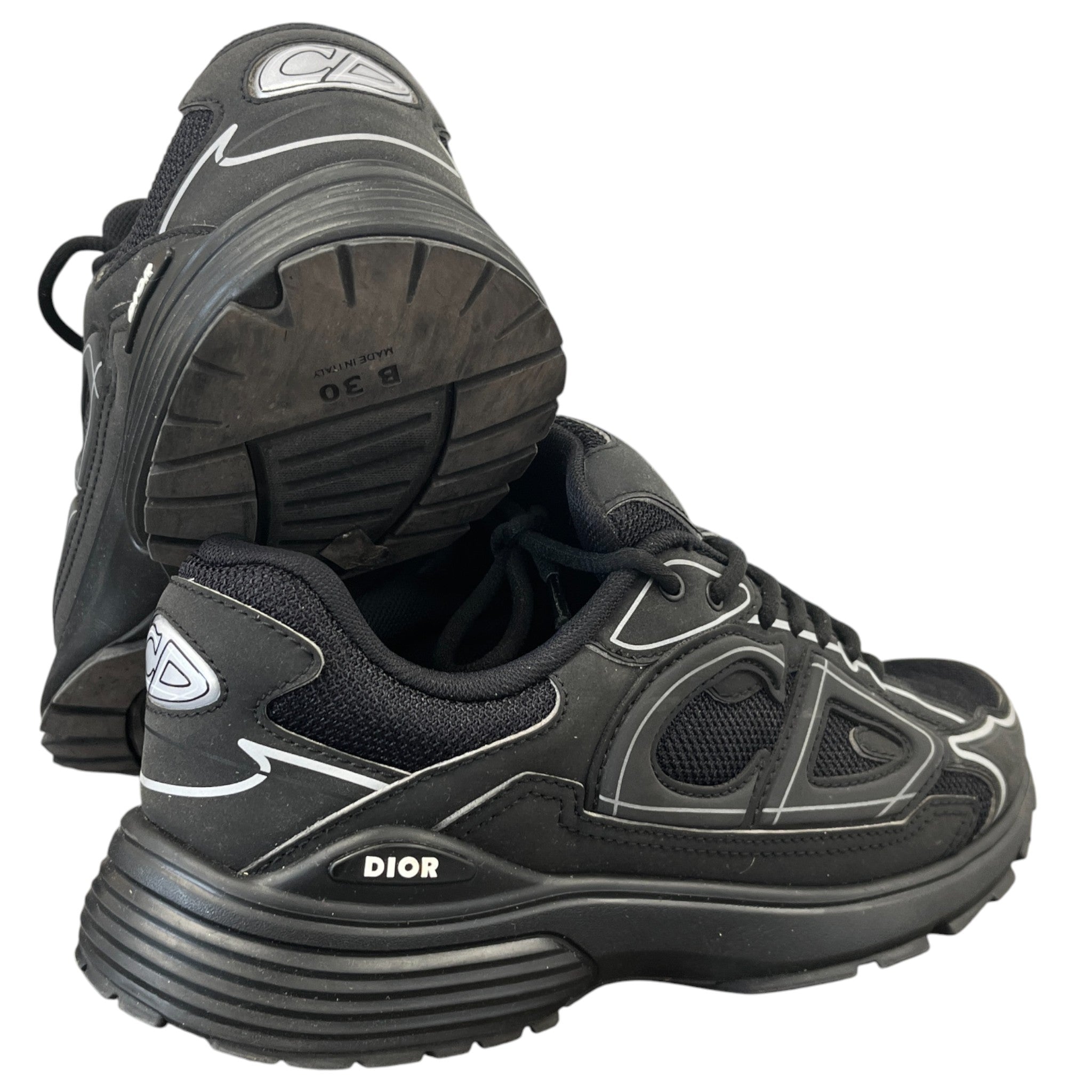 Men's B30 Low Trainers Black Size EU 40 / UK 6