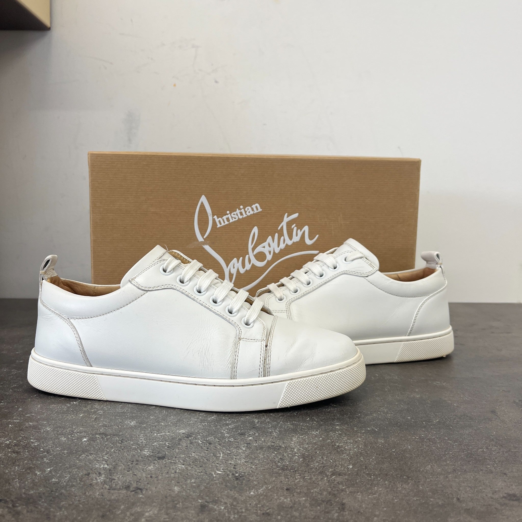 Women's Louis Junior Flat Low Trainers White Size EU 36 / UK 3