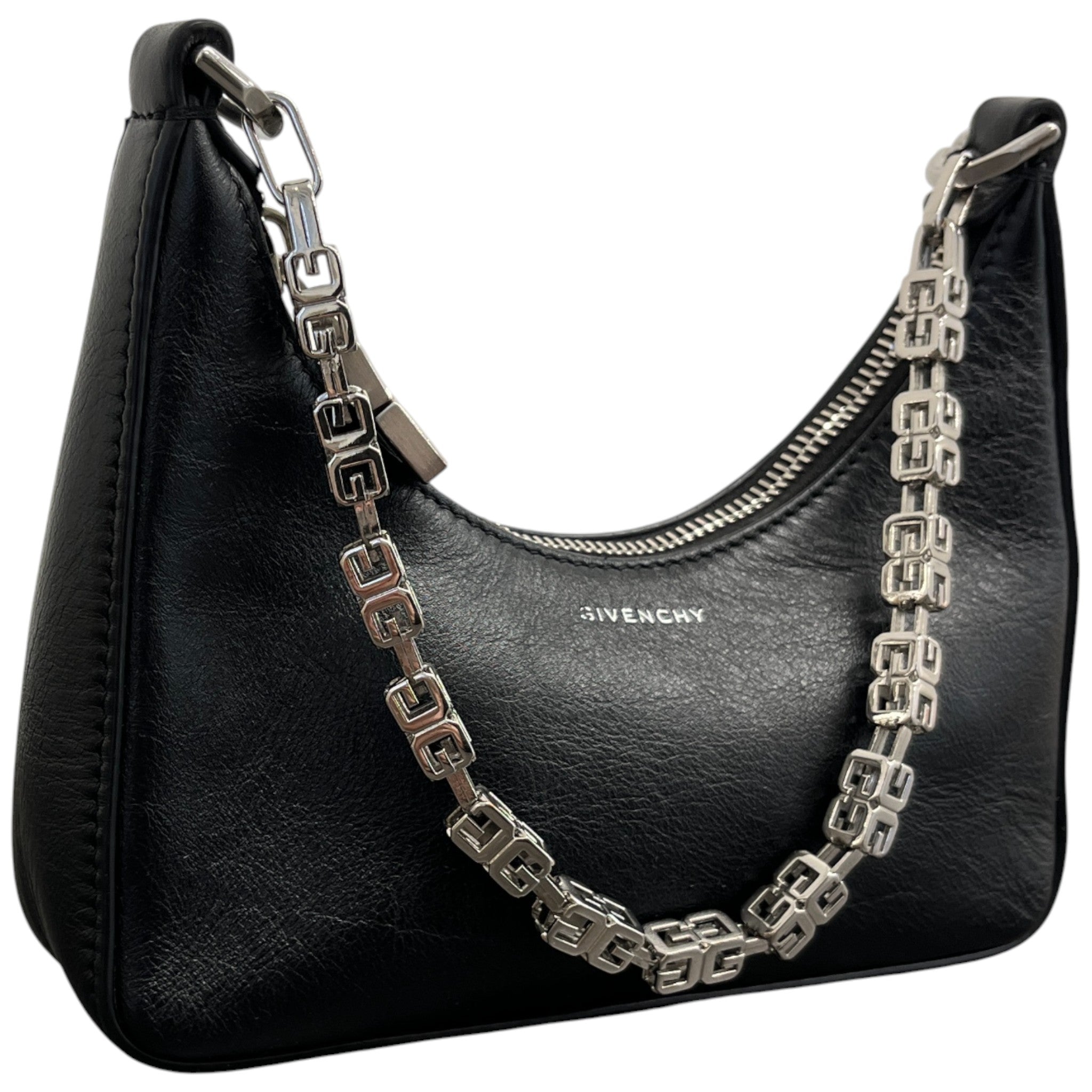 Women's Moon Cut Out Bag Black
