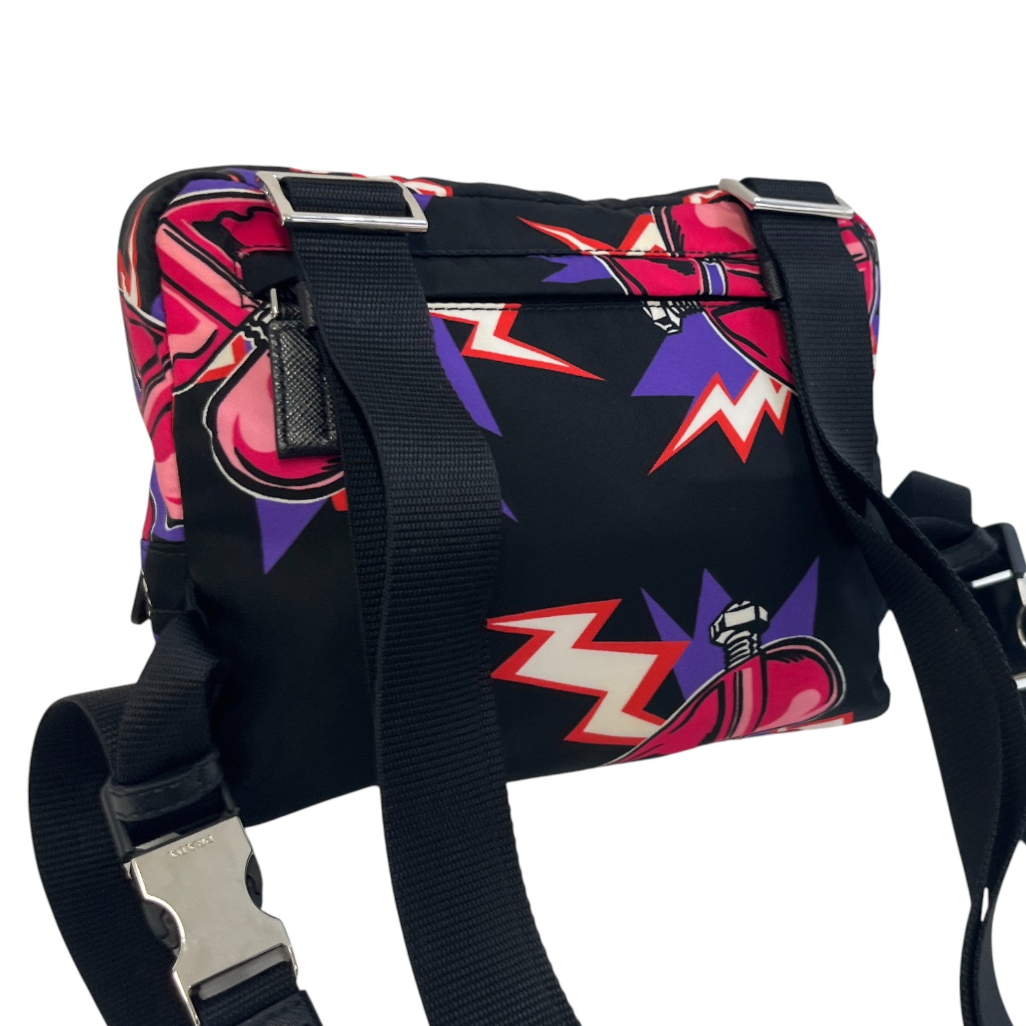 Men's Frankenstein Tessuto Thunder Belt Bag Black