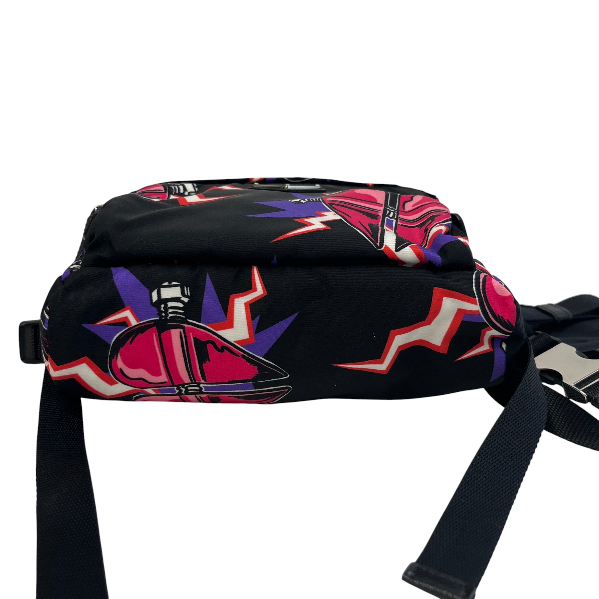 Men's Frankenstein Tessuto Thunder Belt Bag Black