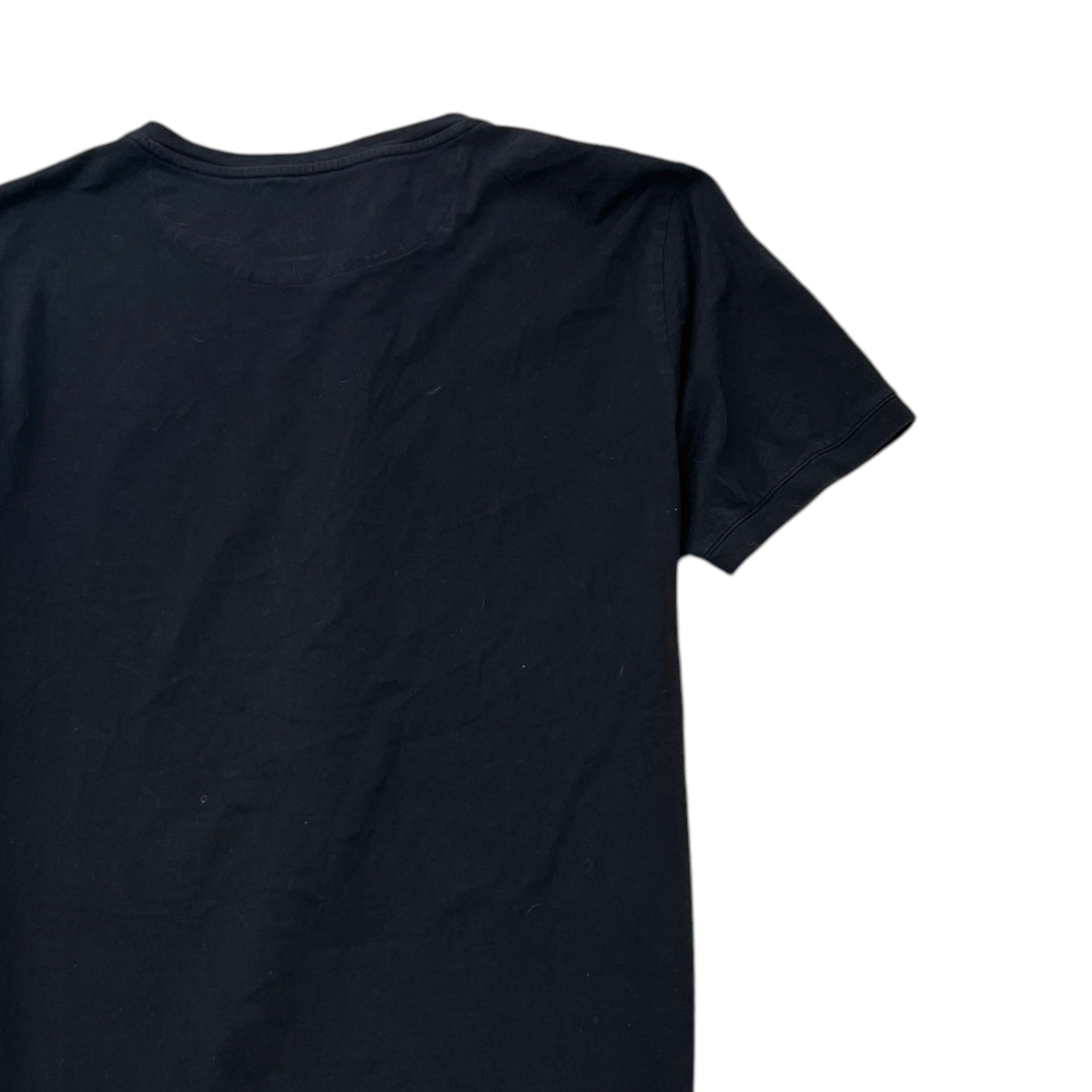 Men's Embellished Logo T-Shirt Black Size L