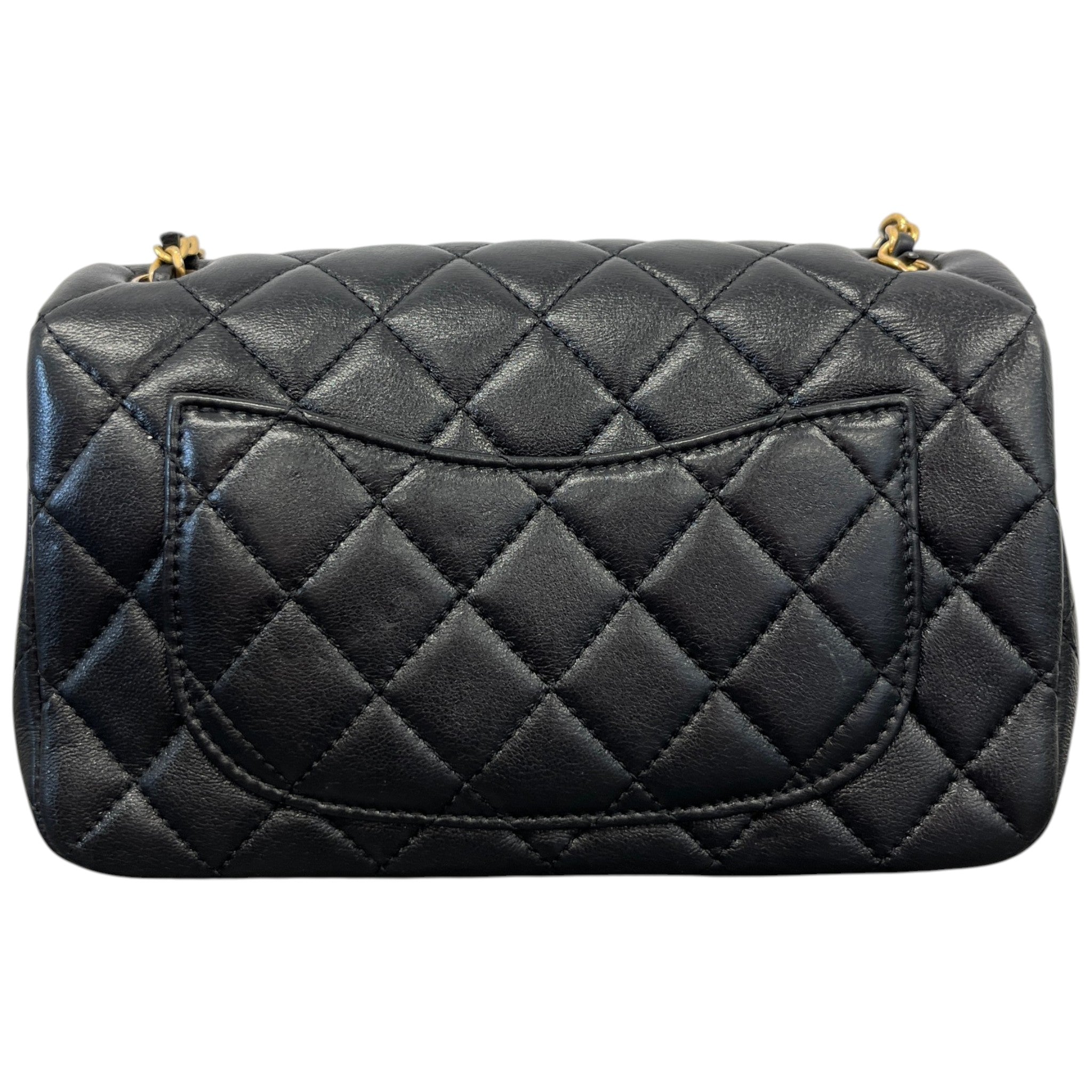 Women's Lambskin Mini Classic Bag Black