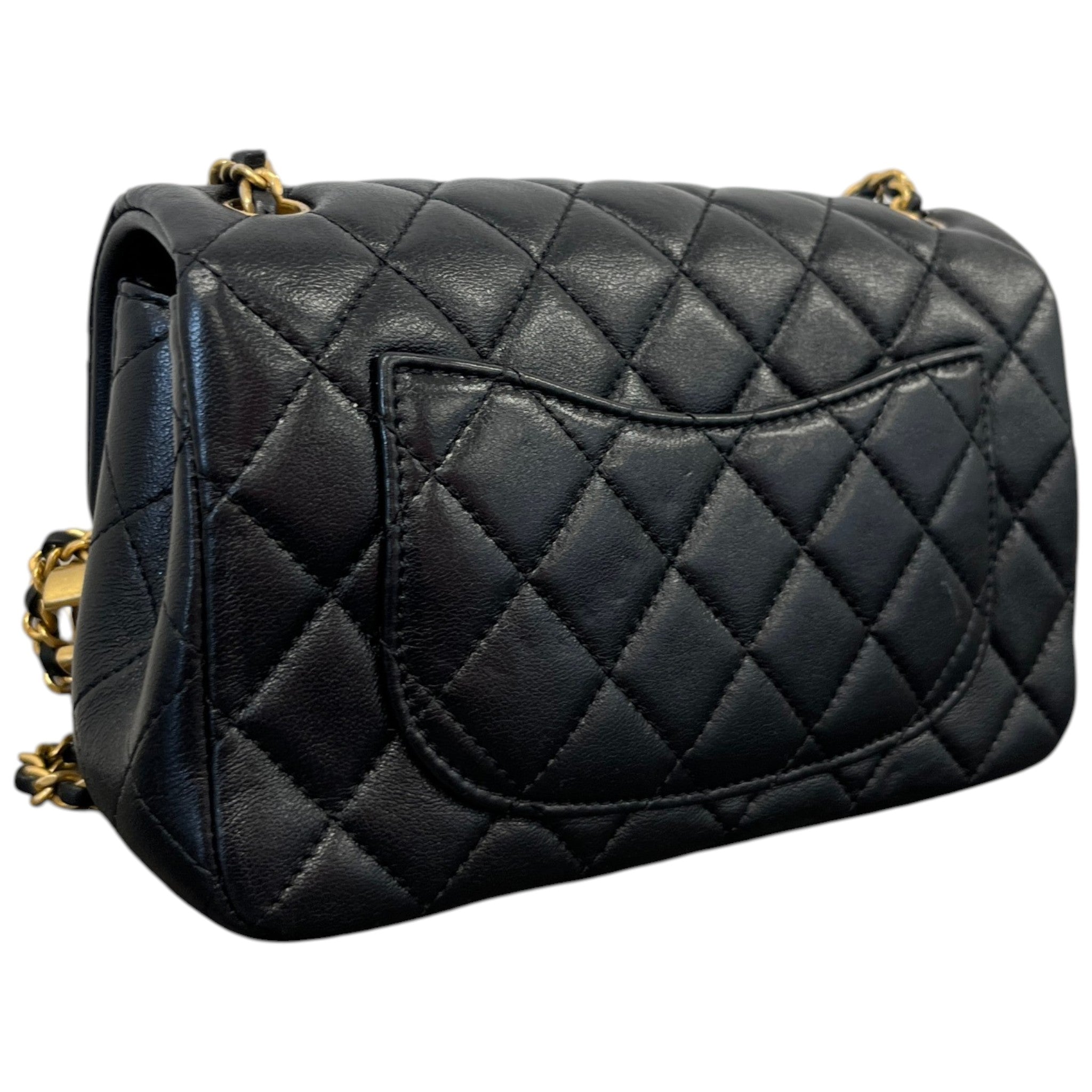 Women's Lambskin Mini Classic Bag Black