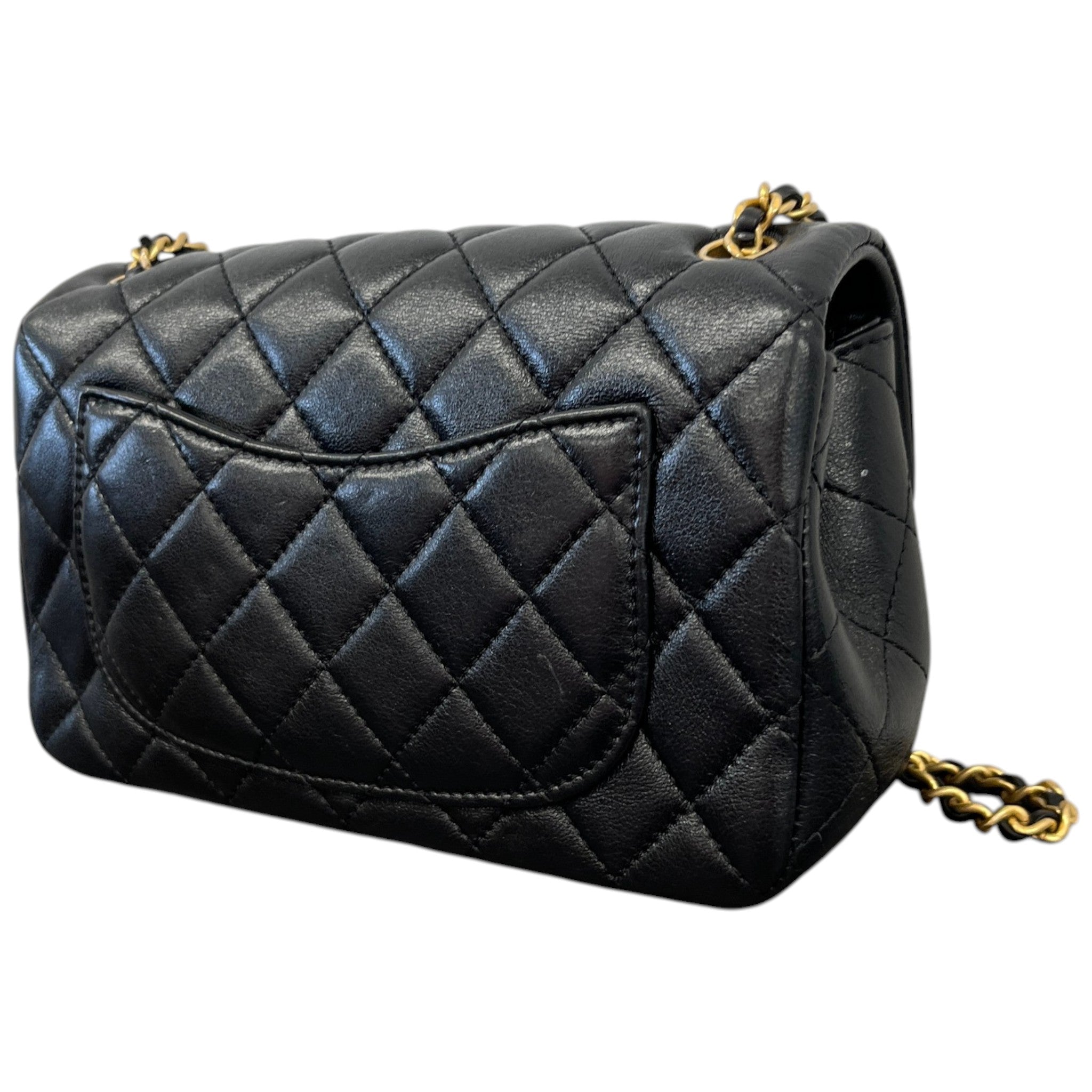 Women's Lambskin Mini Classic Bag Black