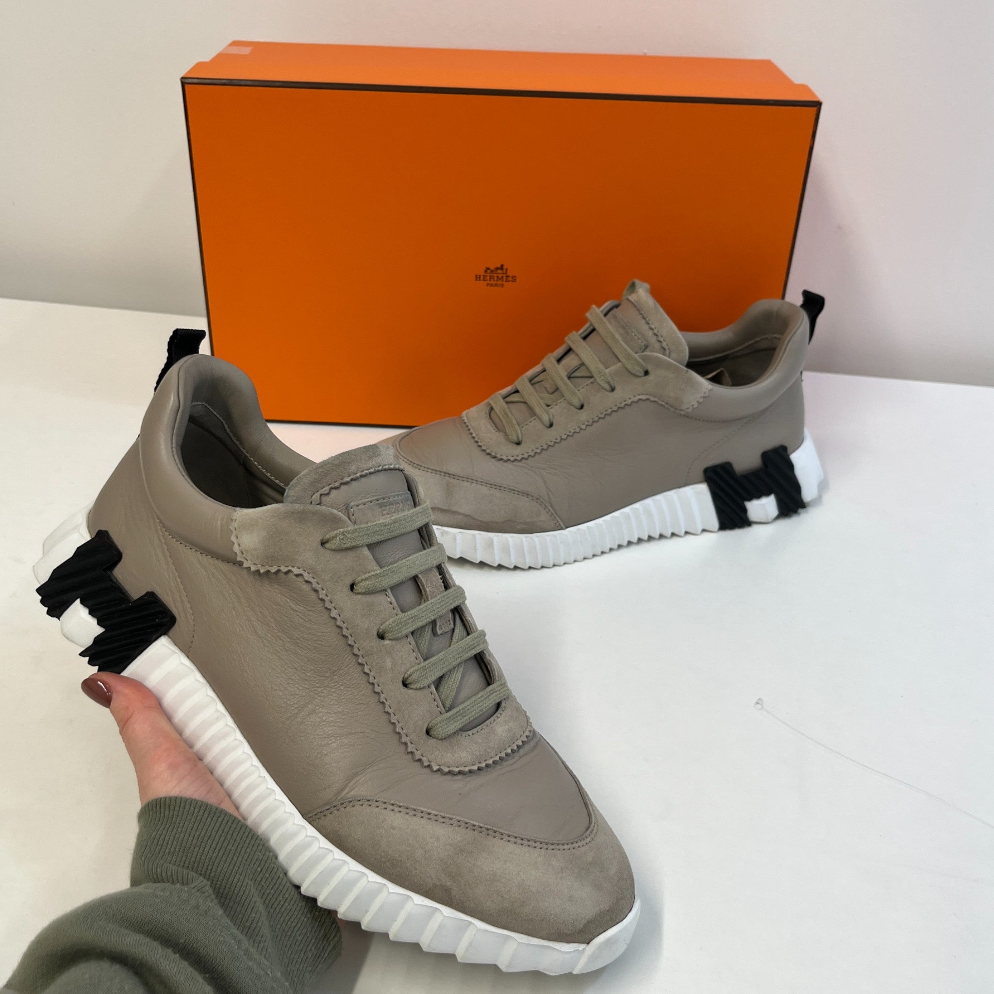 Men's Bouncing Low Trainers Beige Size EU 40 / UK 6