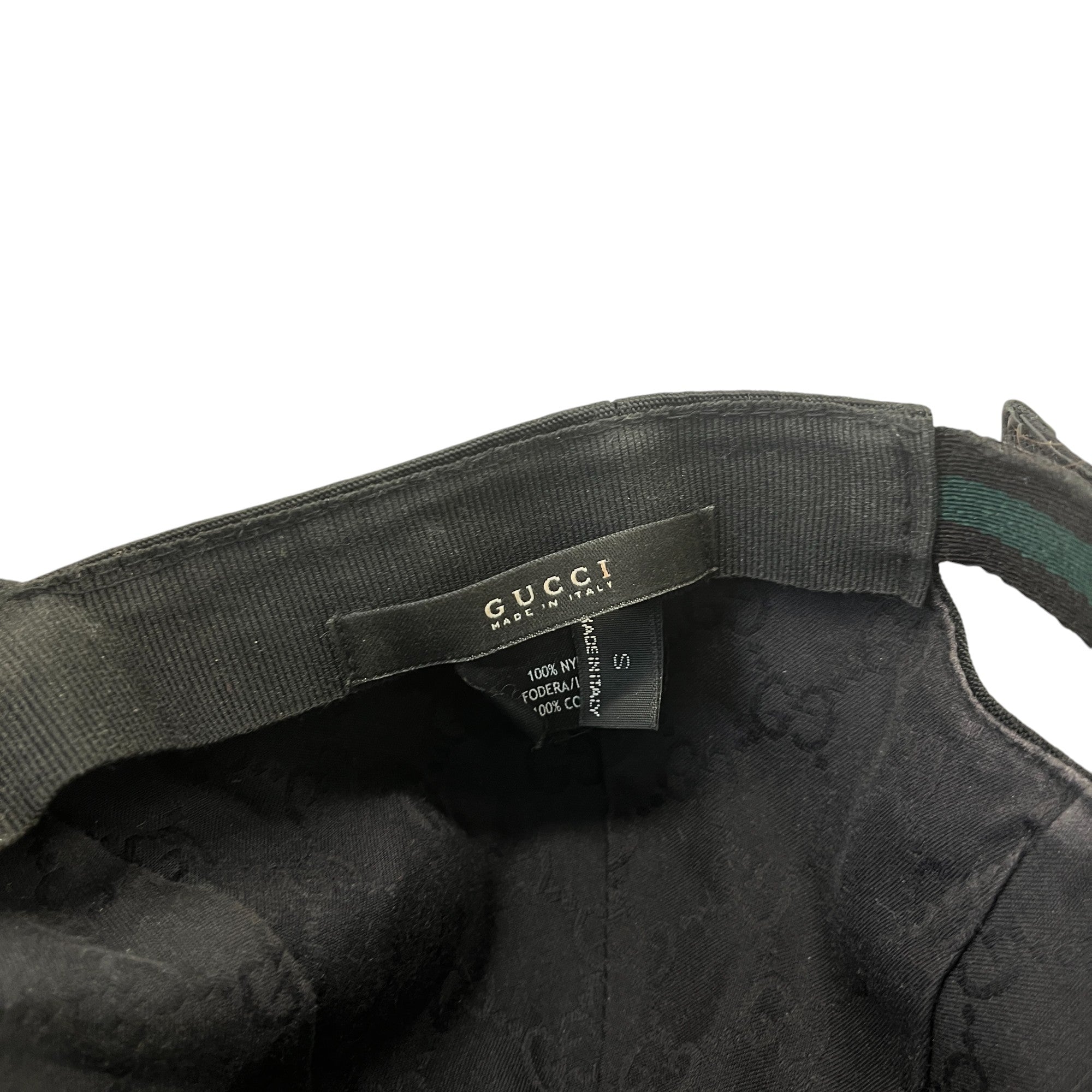 Men's Web Cap Black Size S