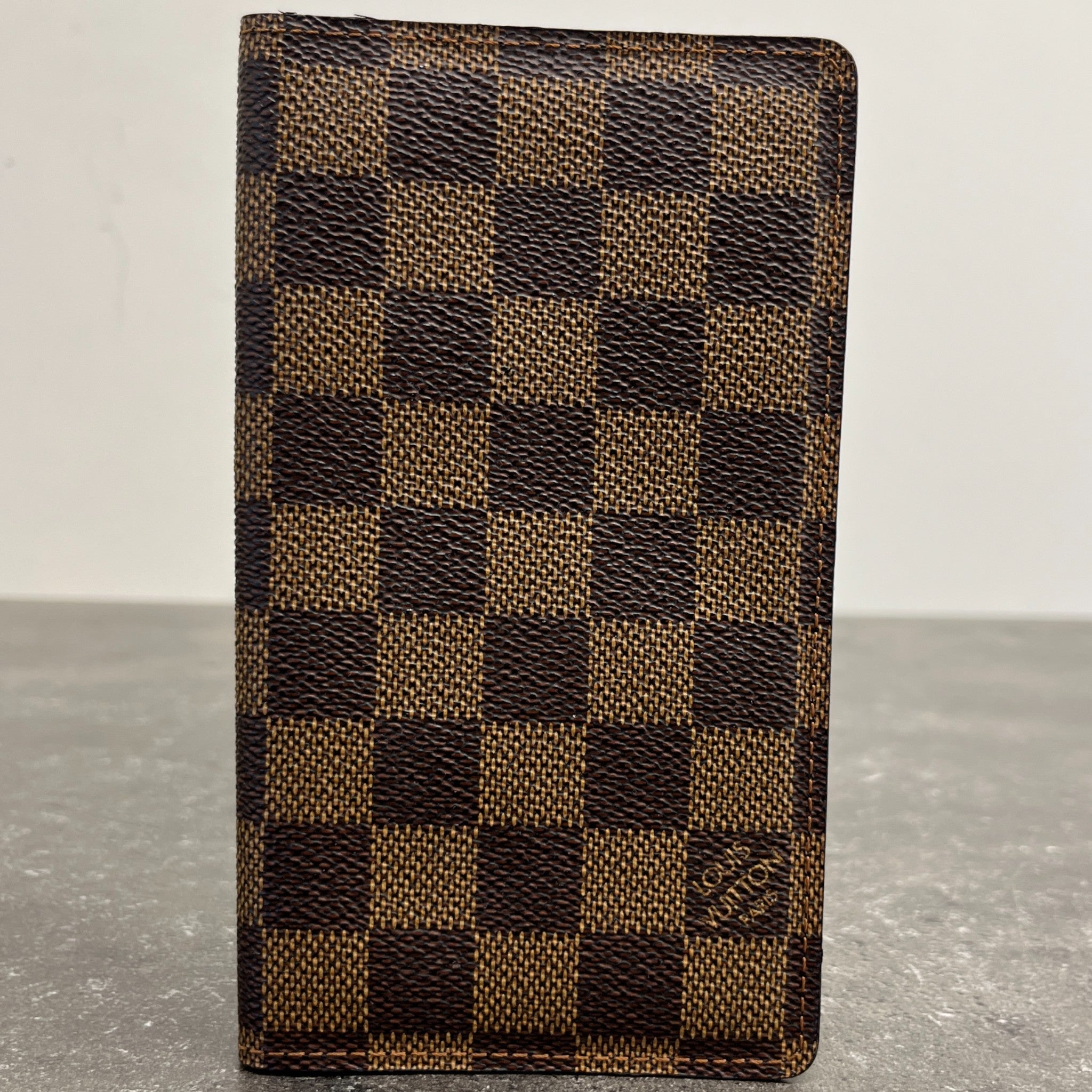 Men's Damier Ebene Brazza Wallet Wallet Brown