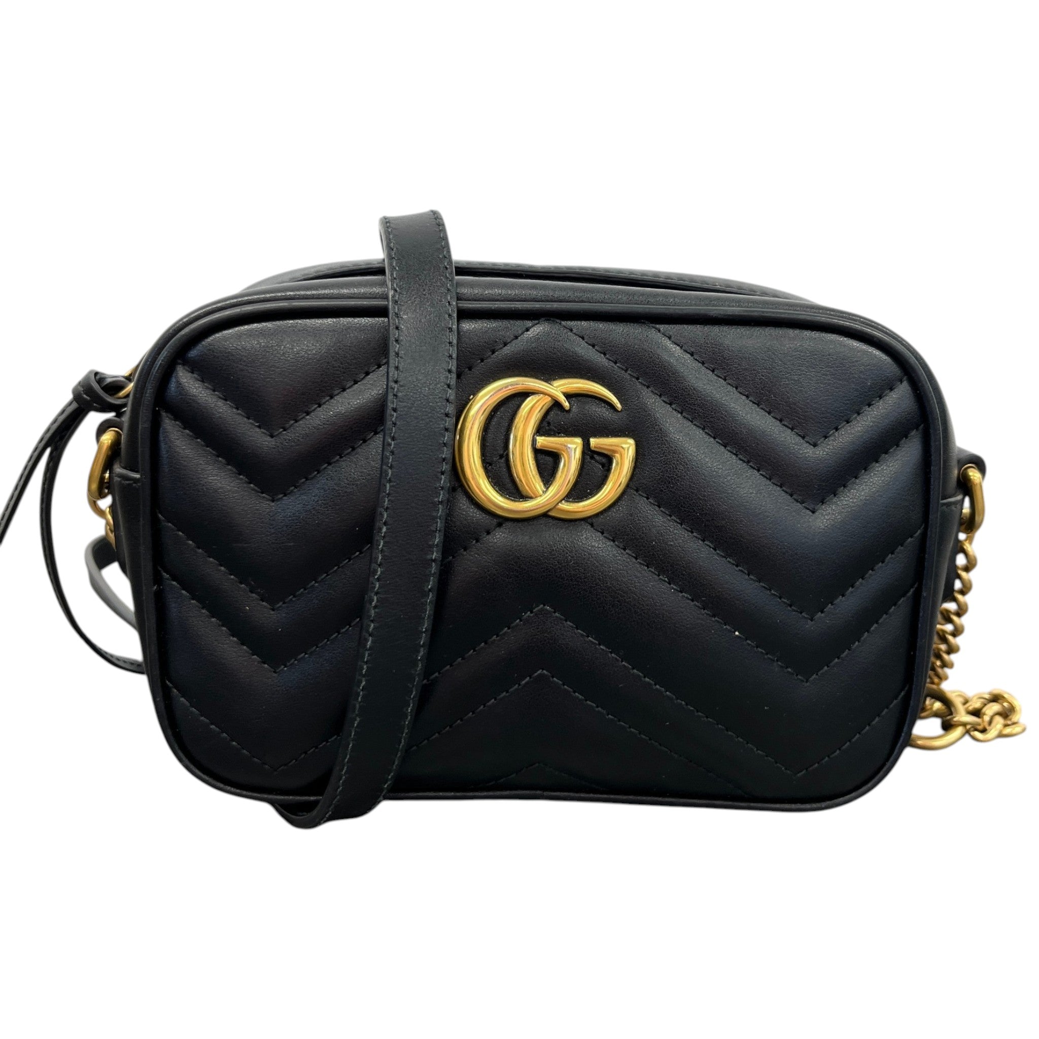 Women's Gg Marmont Small Handbag Black