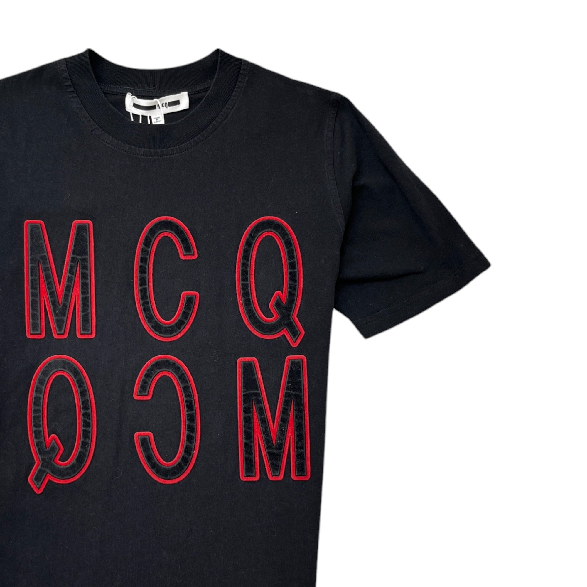 Men's Mcq Logo T-Shirt Black Size XXS