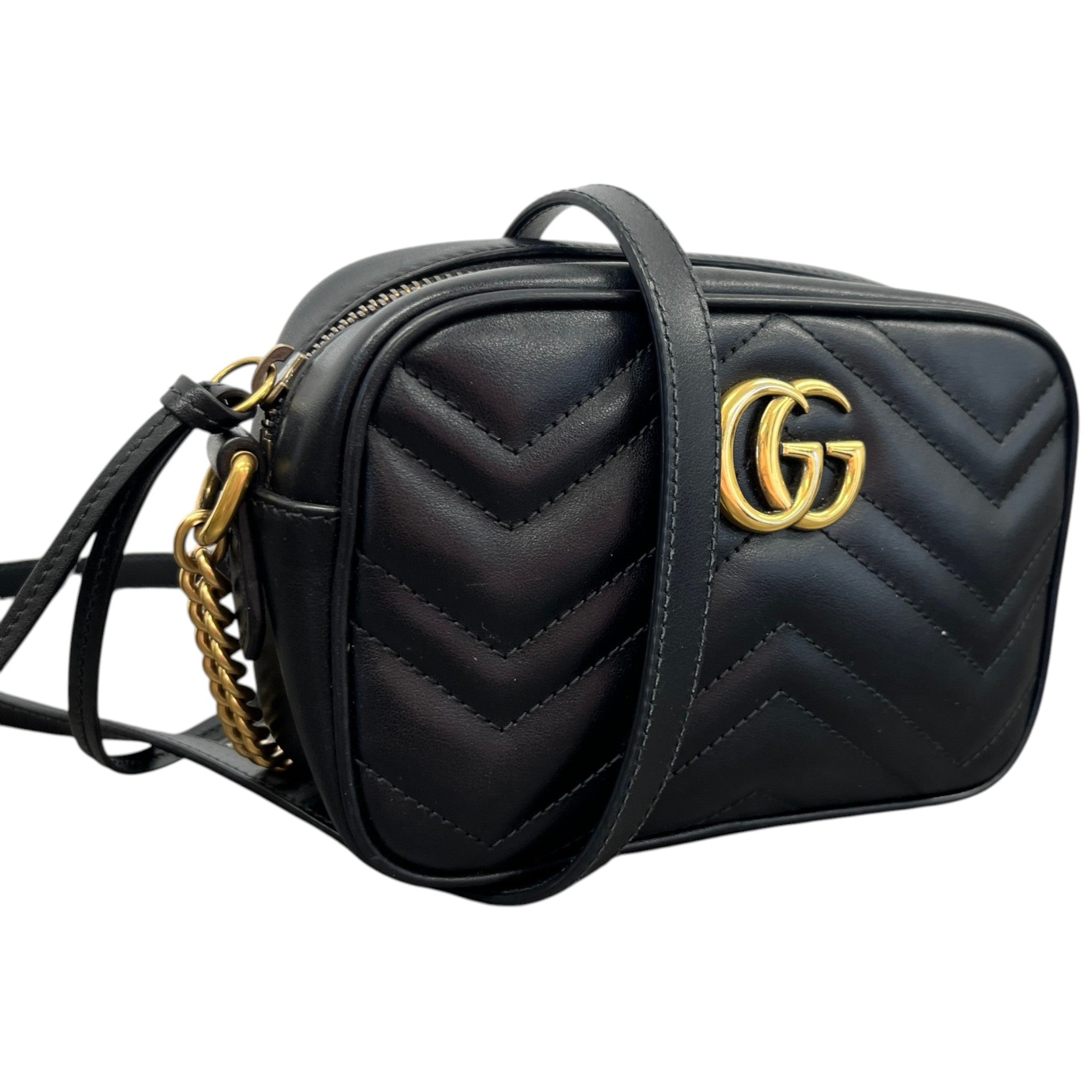 Women's Gg Marmont Small Handbag Black