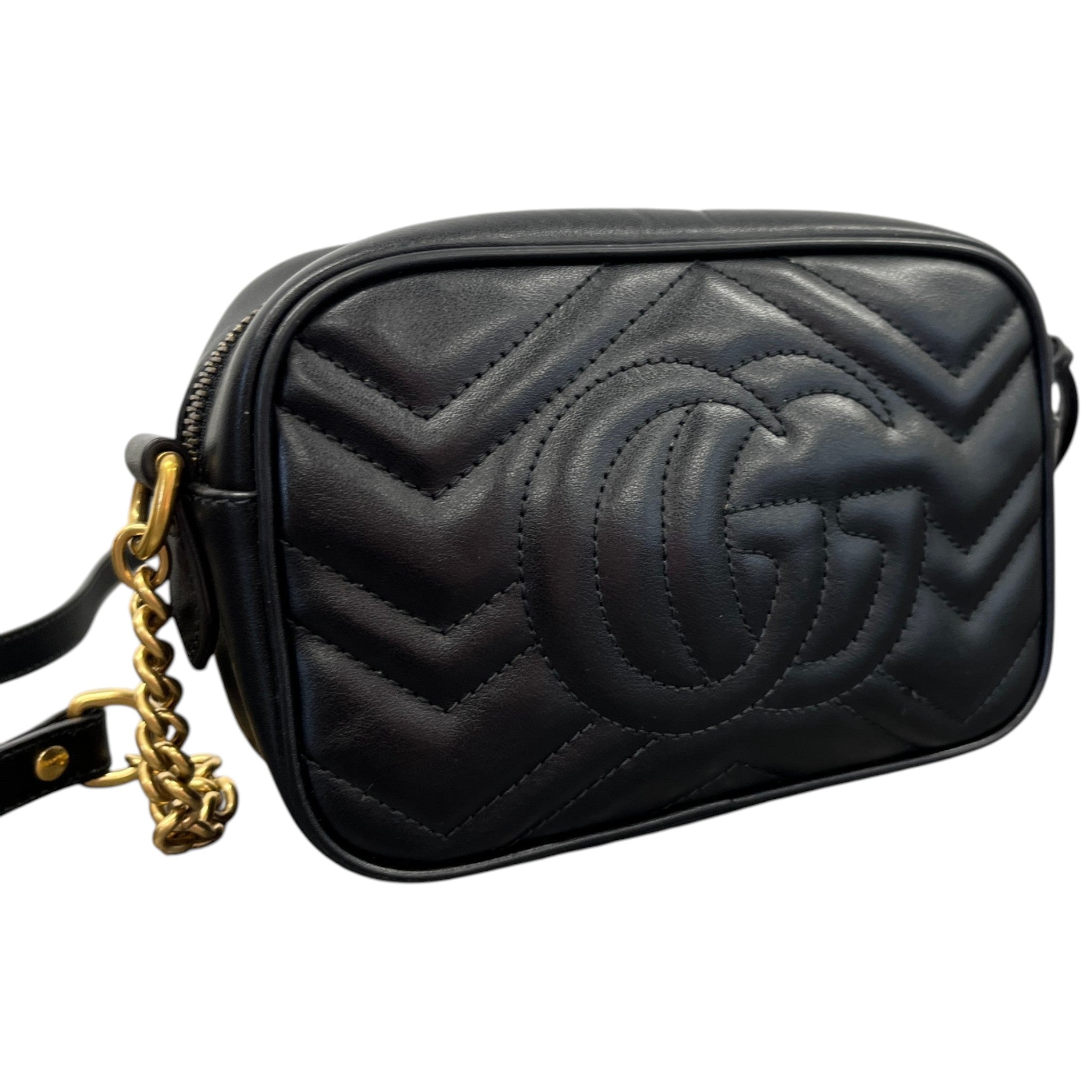 Women's Gg Marmont Small Handbag Black