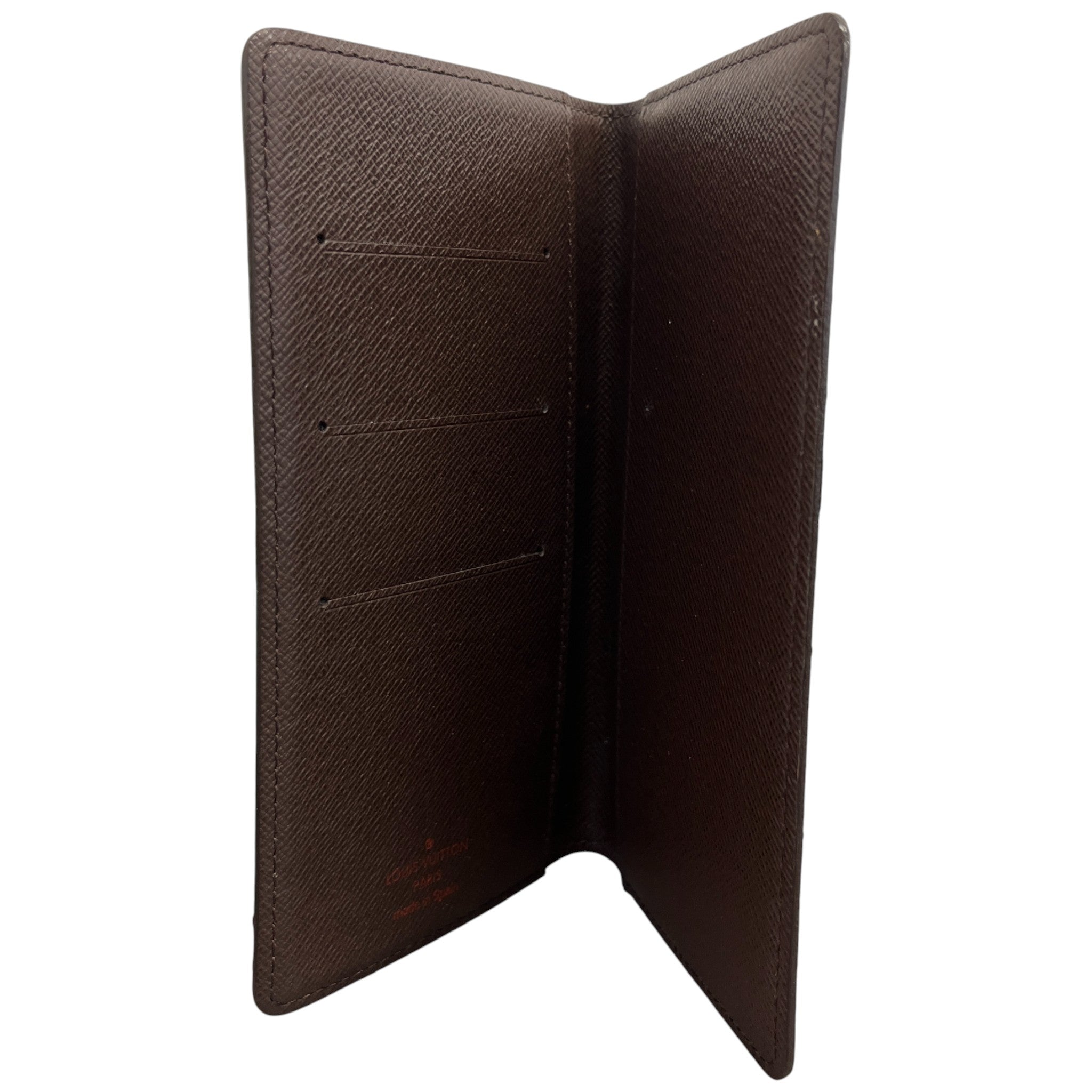 Men's Damier Ebene Brazza Wallet Wallet Brown