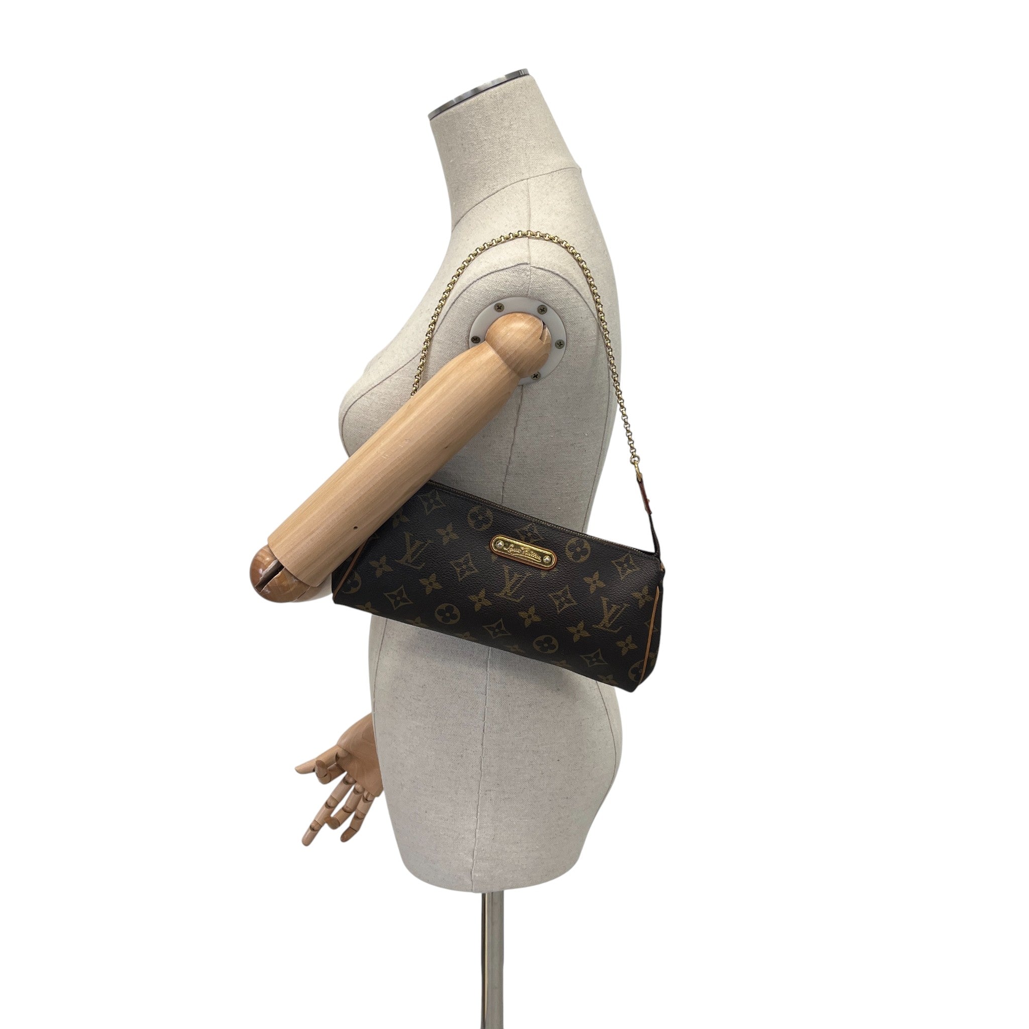 Women's Eva Pochette Monogram Bag Brown