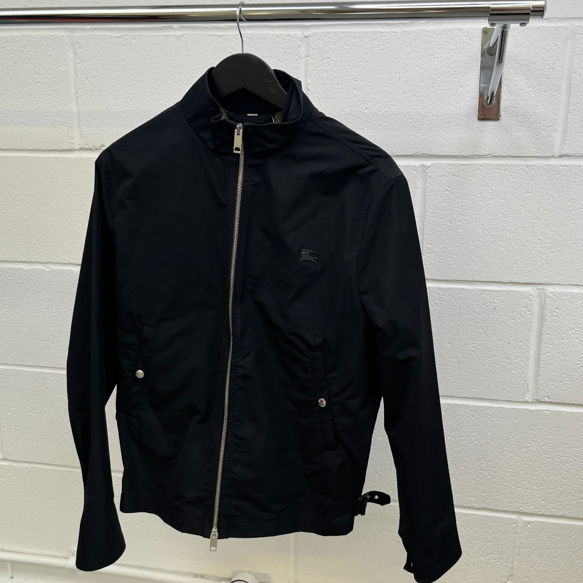 Men's Bomber Logo Jacket Black Size M