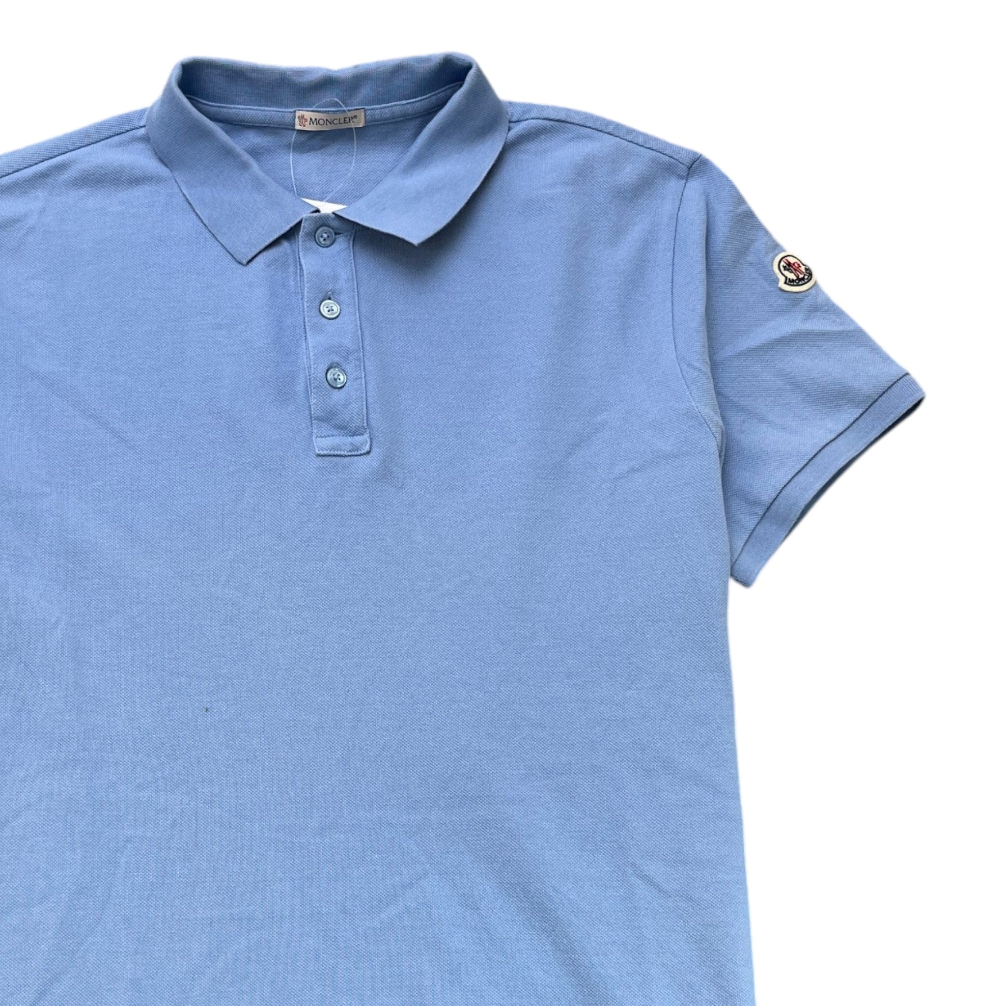Men's Maglia Polo Shirt Blue Size L