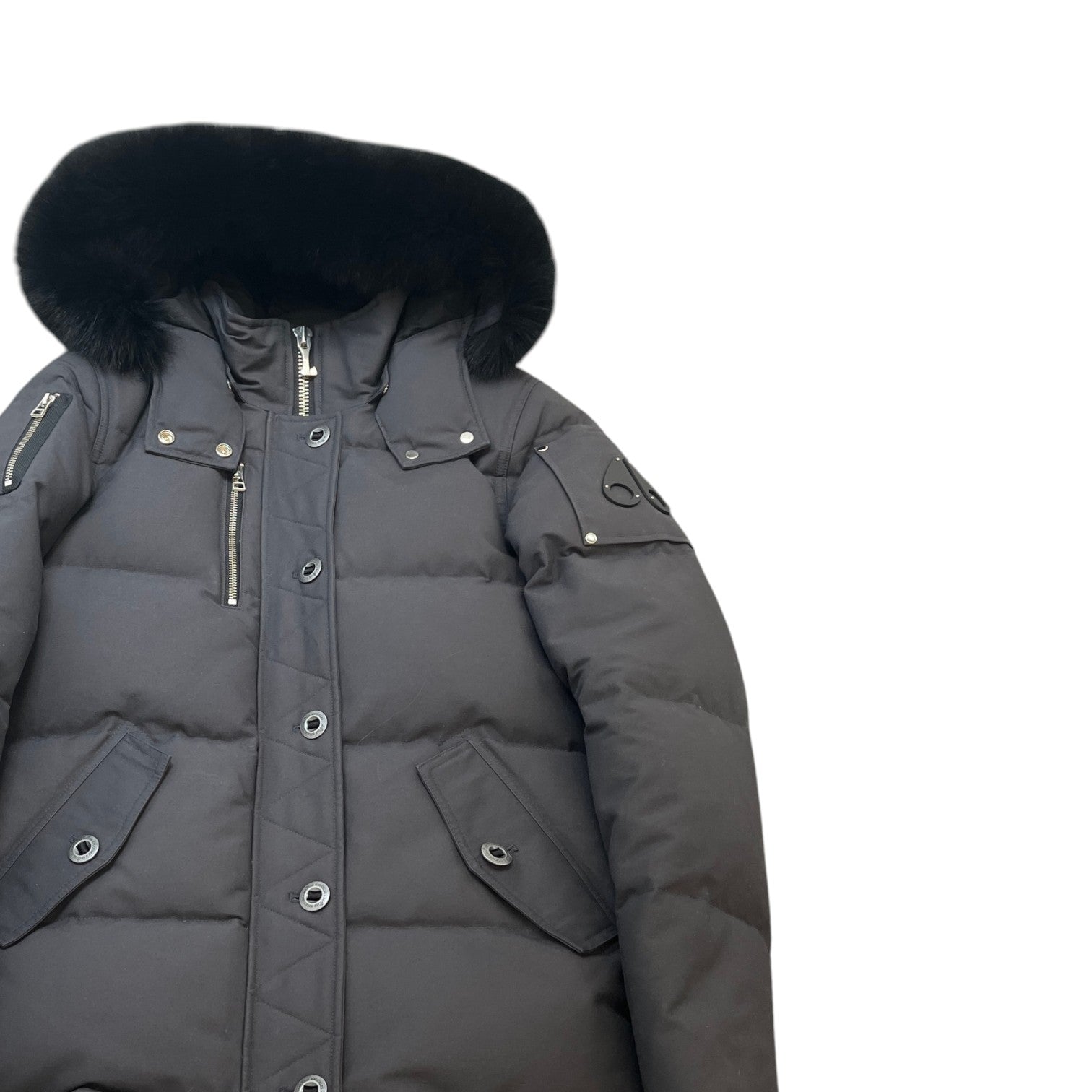 Women's 3Q Down Jacket Charcoal Size L