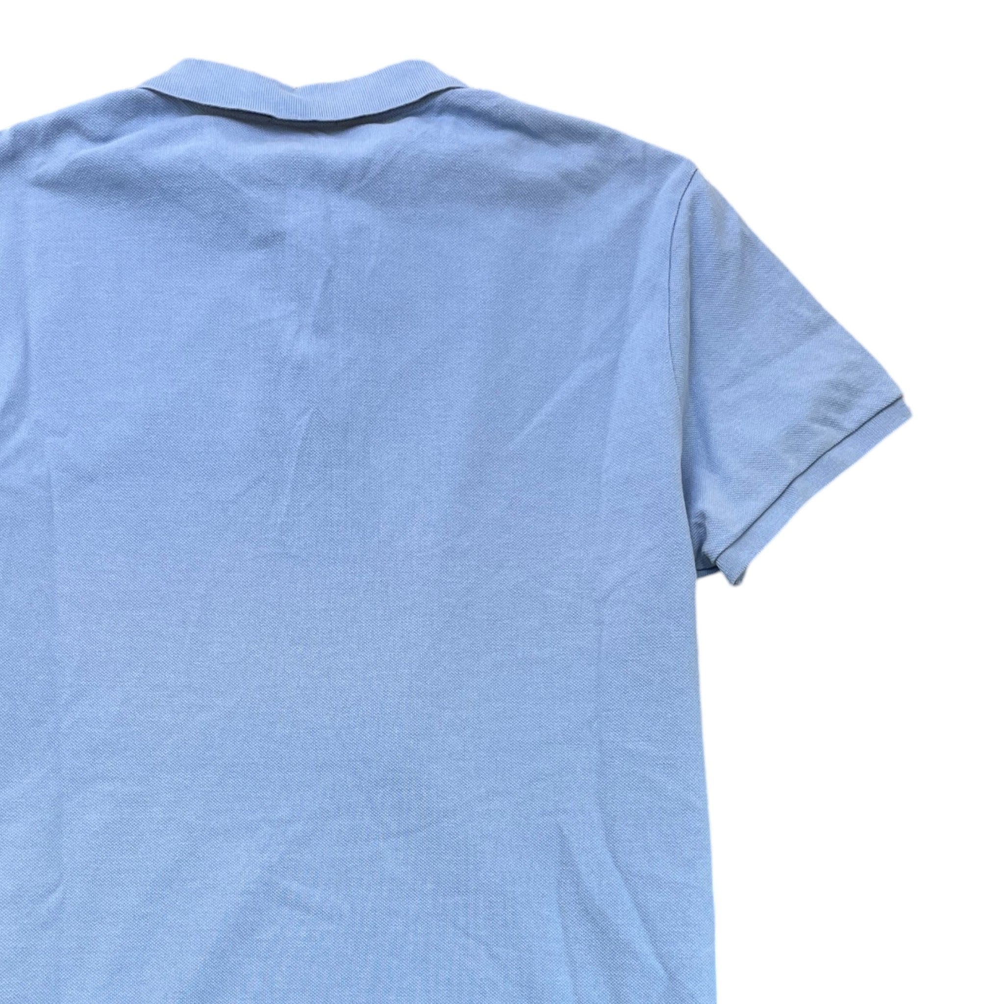 Men's Maglia Polo Shirt Blue Size L