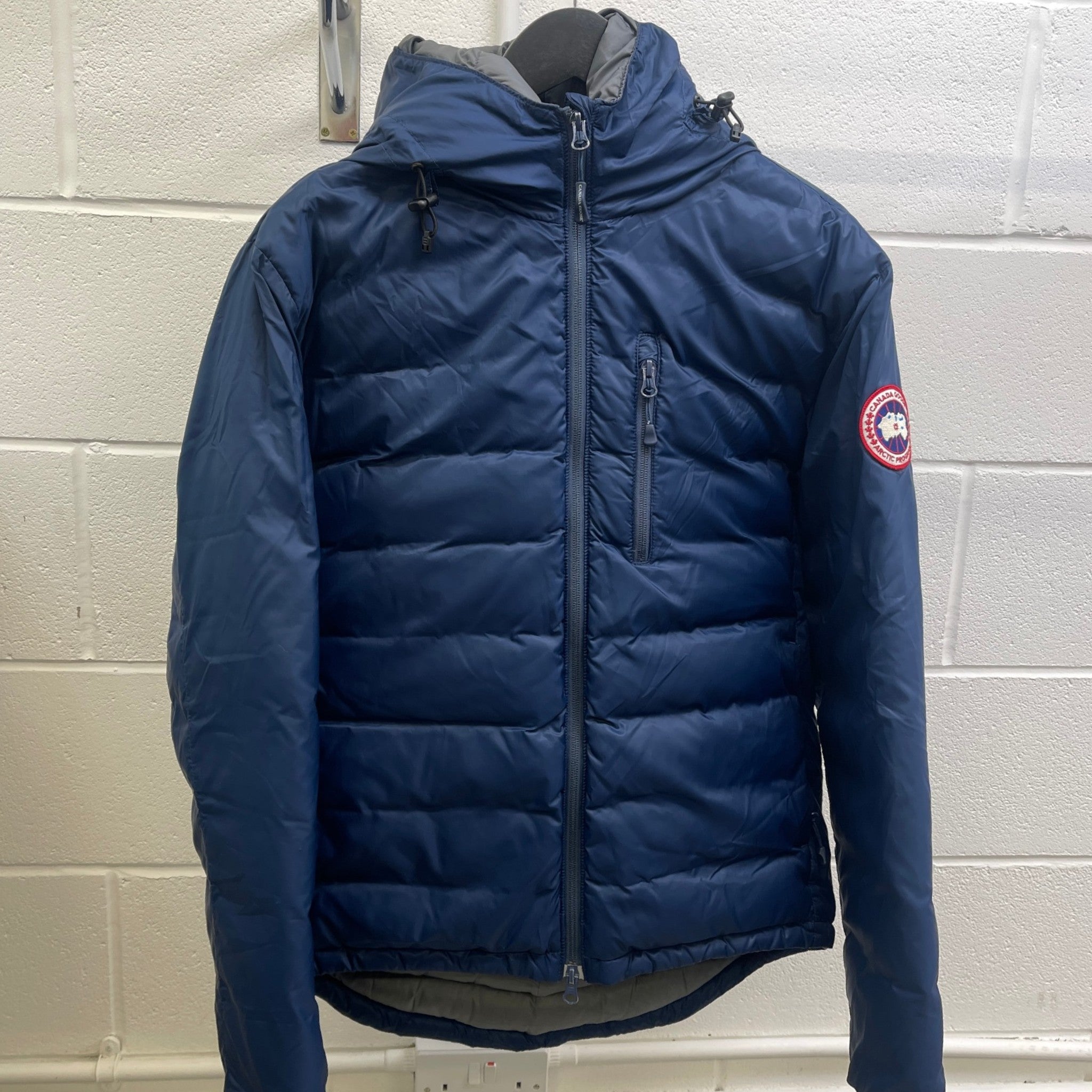 Men's Lodge Hoody Jacket Blue Size M