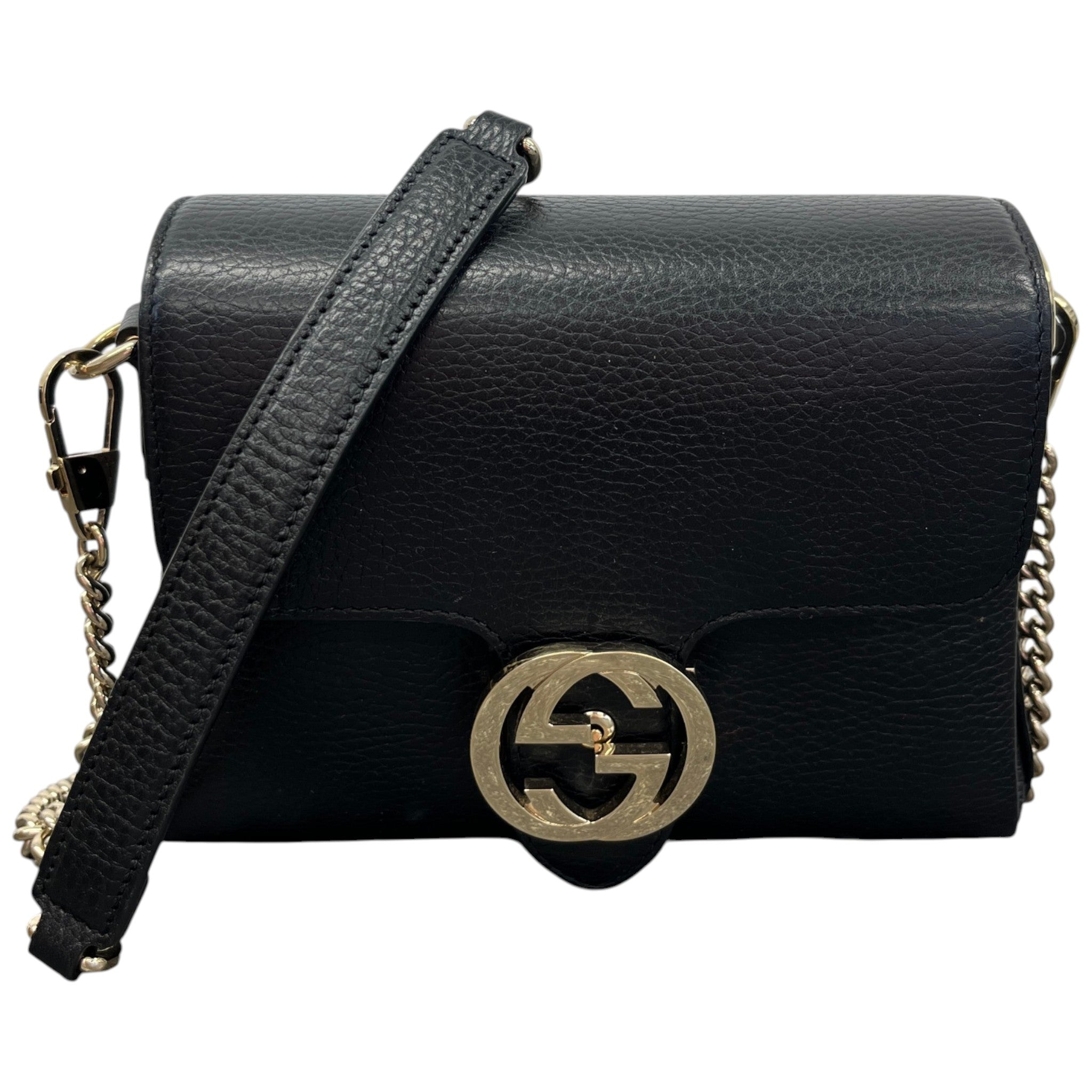 Women's Interlocking G Bag Black