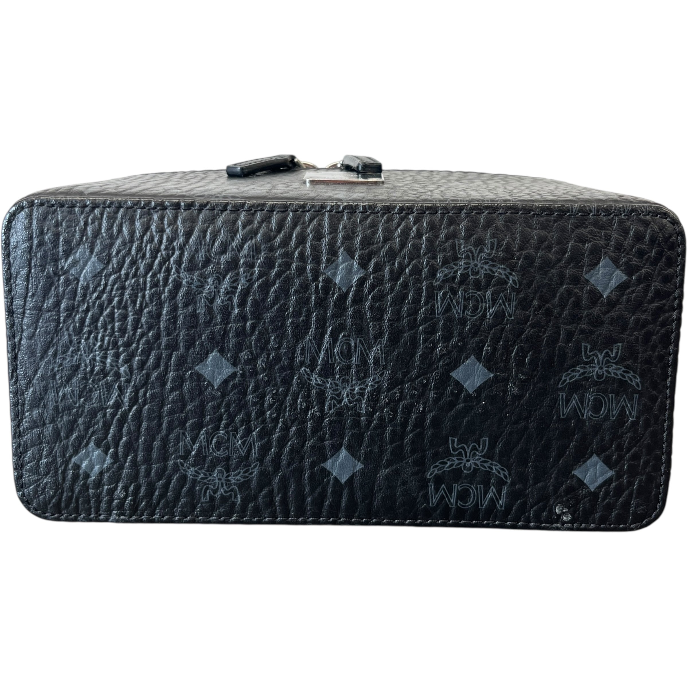 Women's Visetos Rockstar Vanity Bag Black