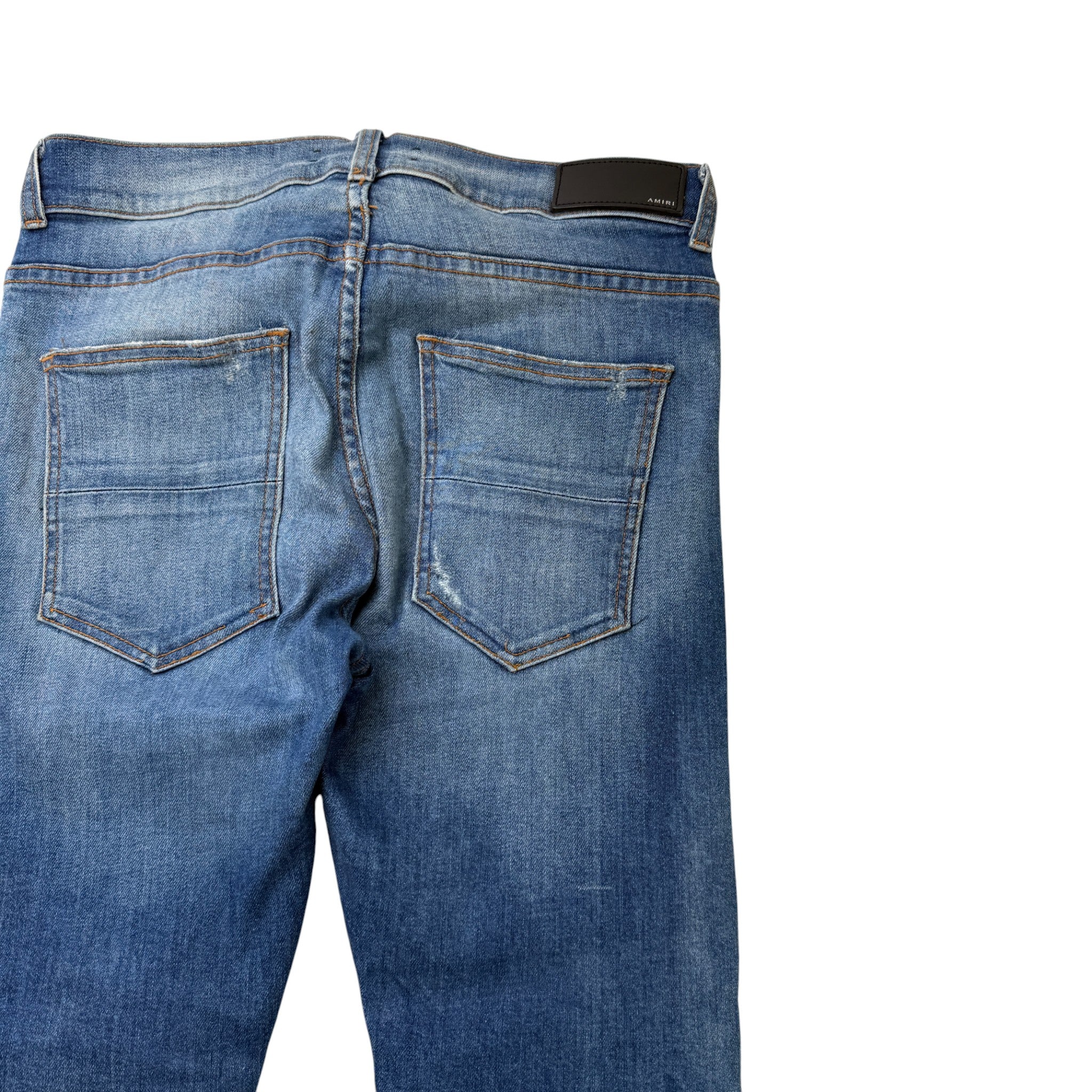 Men's Distressed Jeans Blue Size Waist 30"