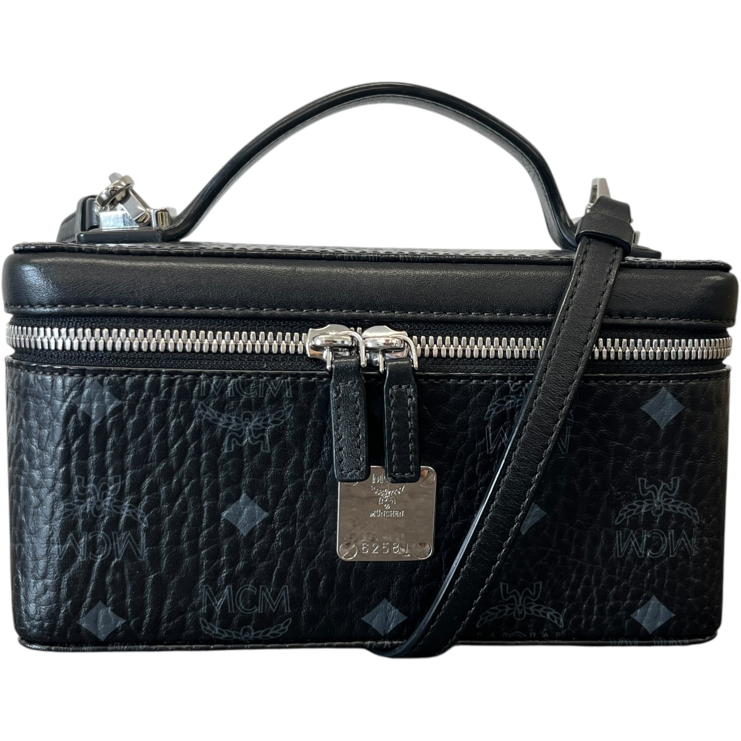 Women's Visetos Rockstar Vanity Bag Black