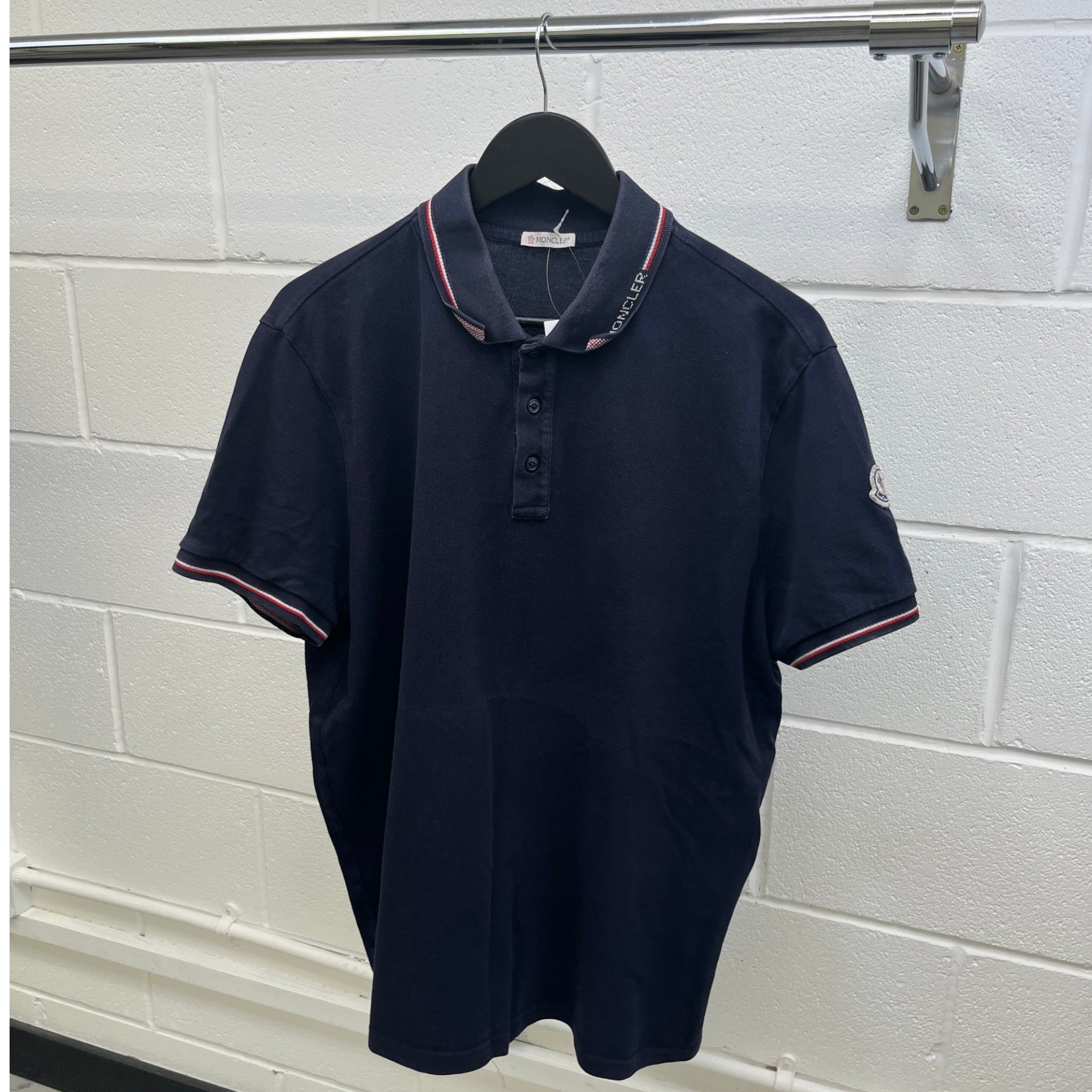 Men's Maglia Polo Shirt Navy Size XXL