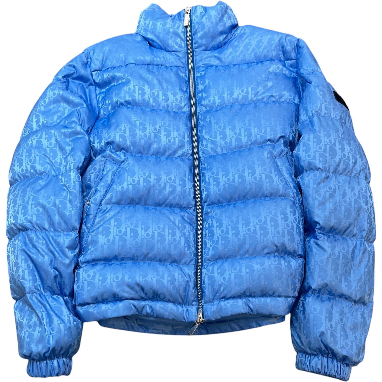 Men's Oblique Down Jacket Blue Size IT 46 / S
