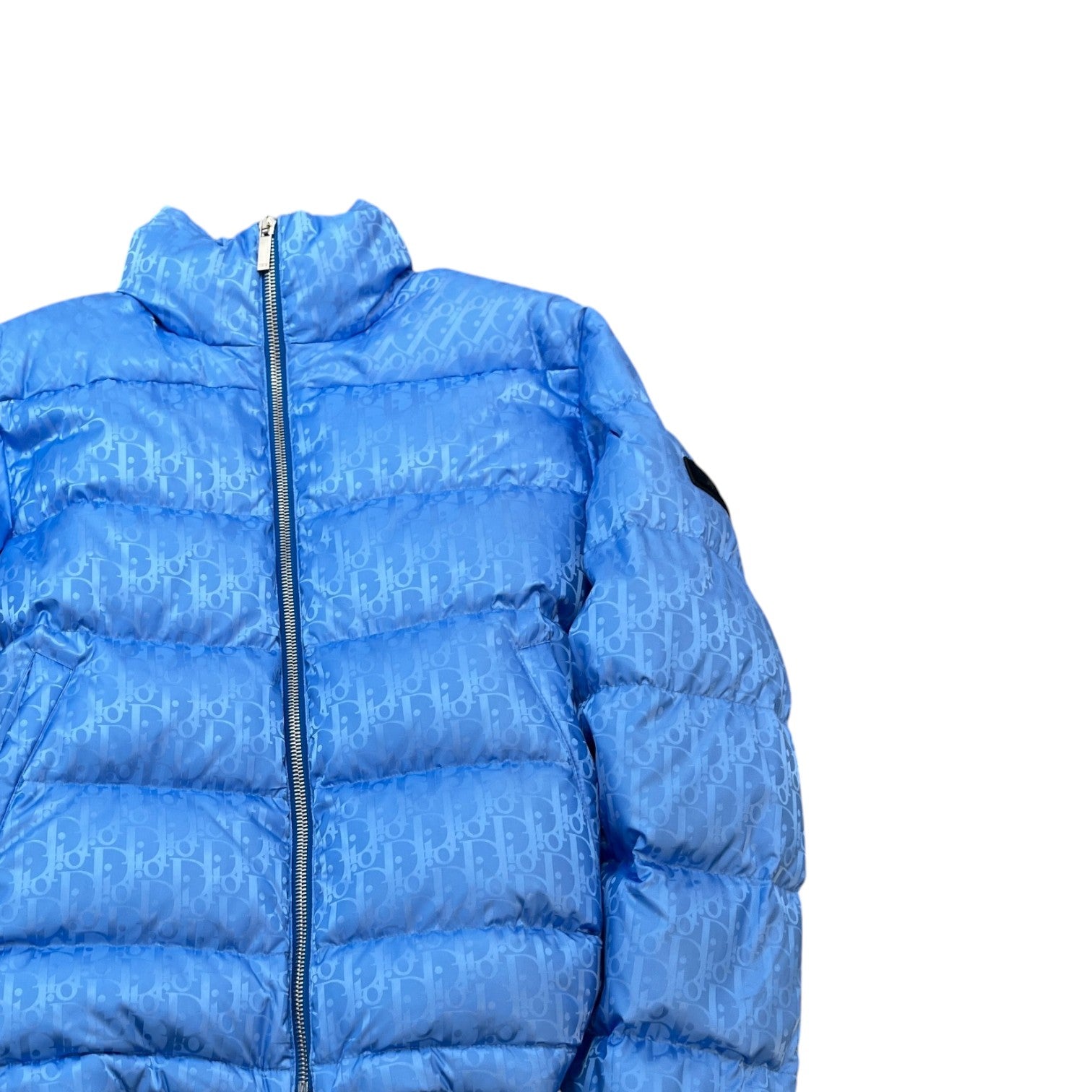 Men's Oblique Down Jacket Blue Size IT 46 / S
