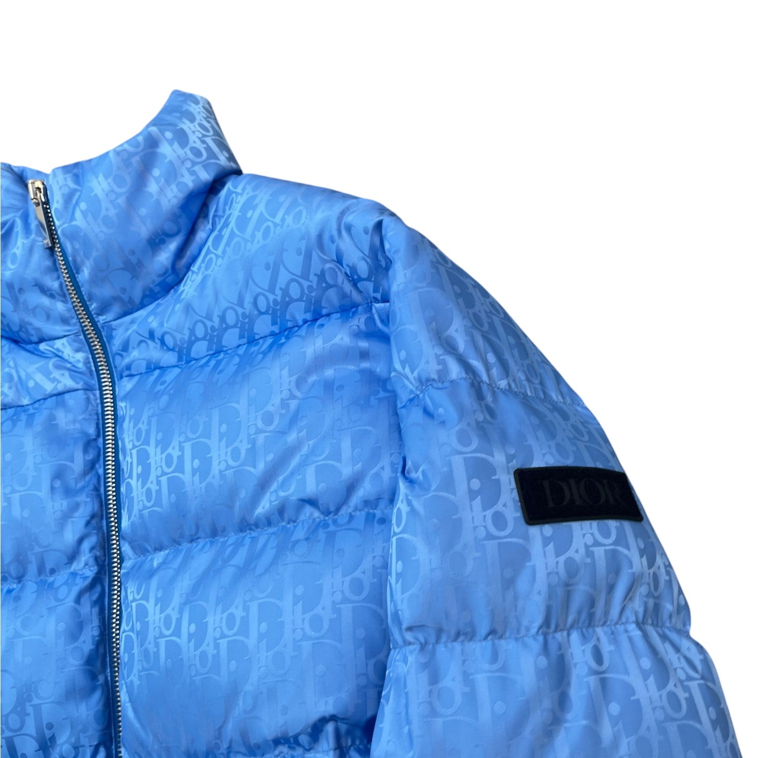 Men's Oblique Down Jacket Blue Size IT 46 / S