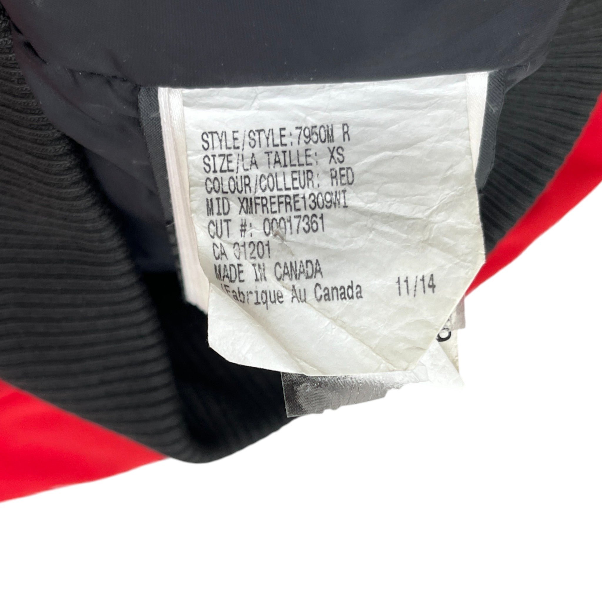 Men's Chilliwack Bomber Down Jacket Red Size XS