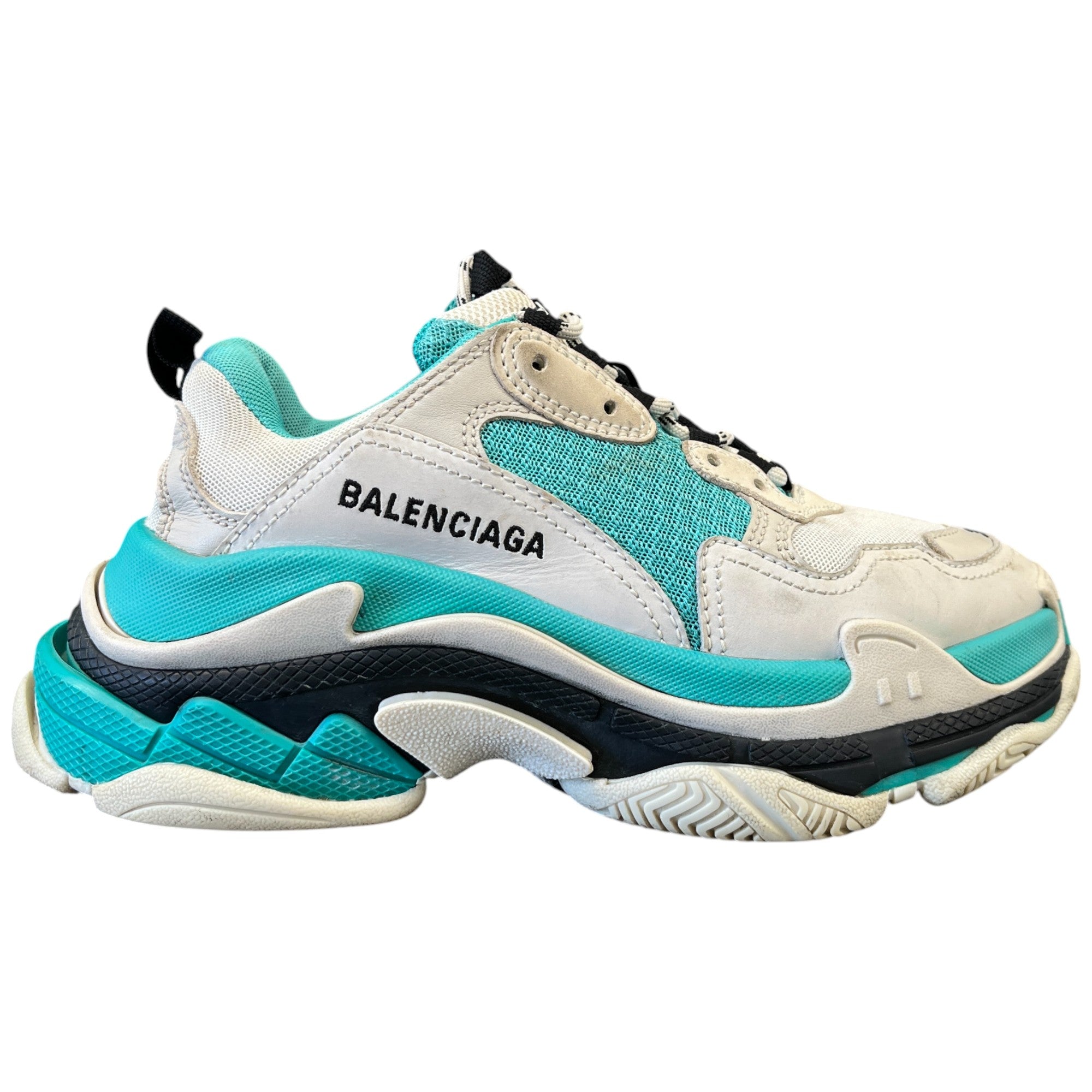 Women's Triple S Low Trainers Blue Size EU 37 / UK 4