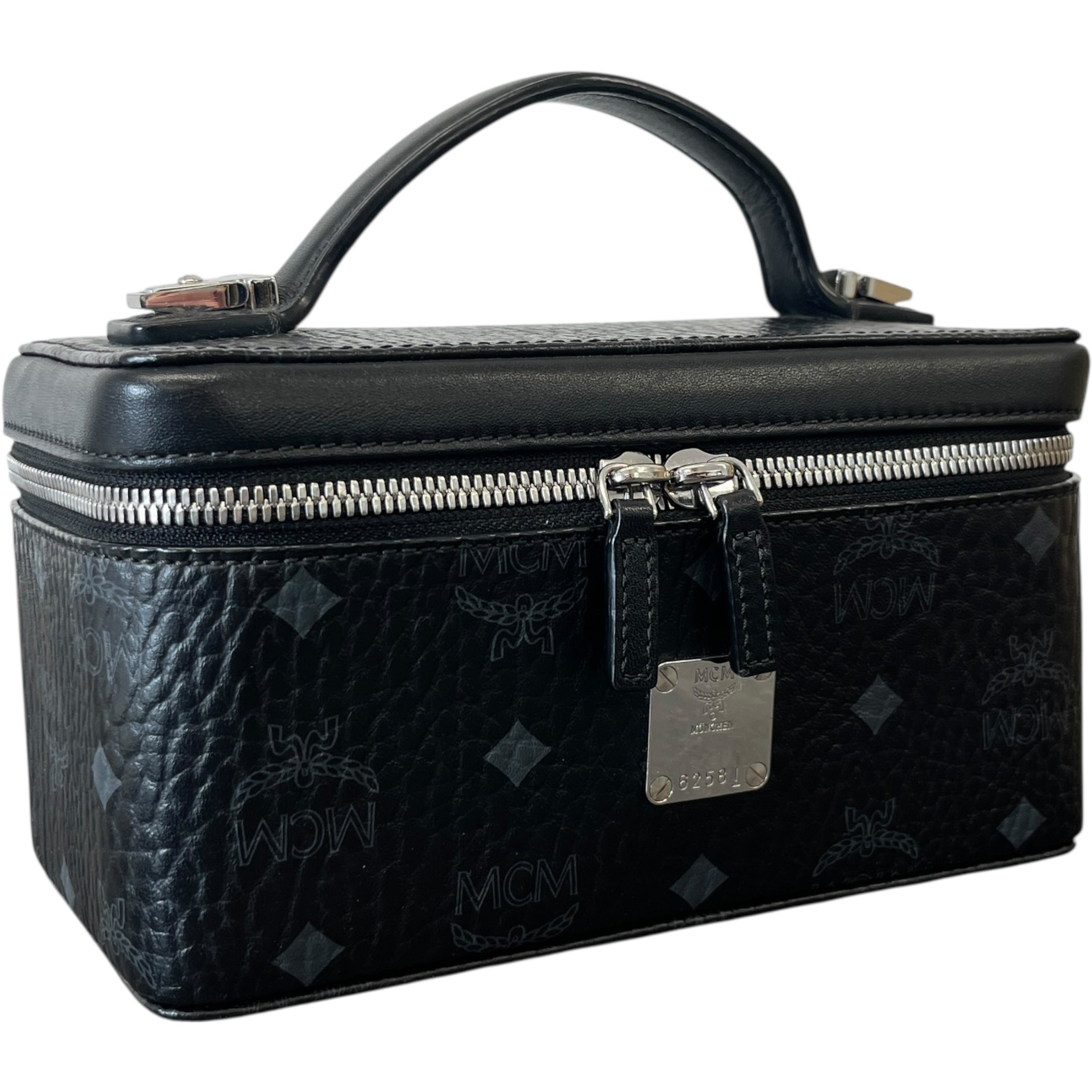 Women's Visetos Rockstar Vanity Bag Black