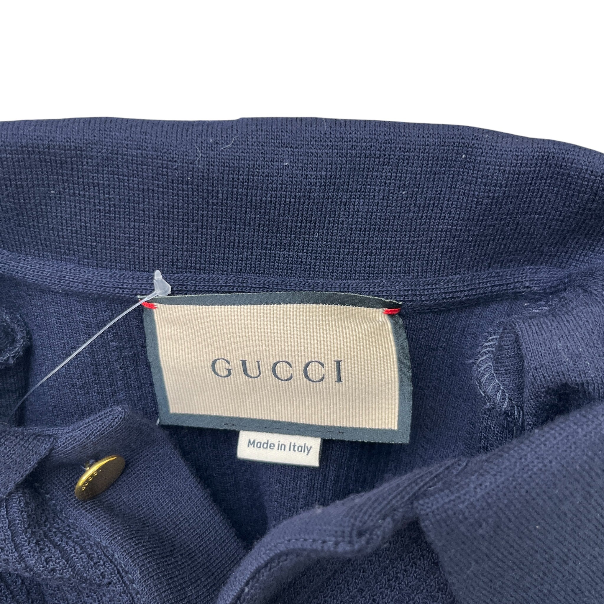 Men's Jersey Polo Shirt Navy Size S