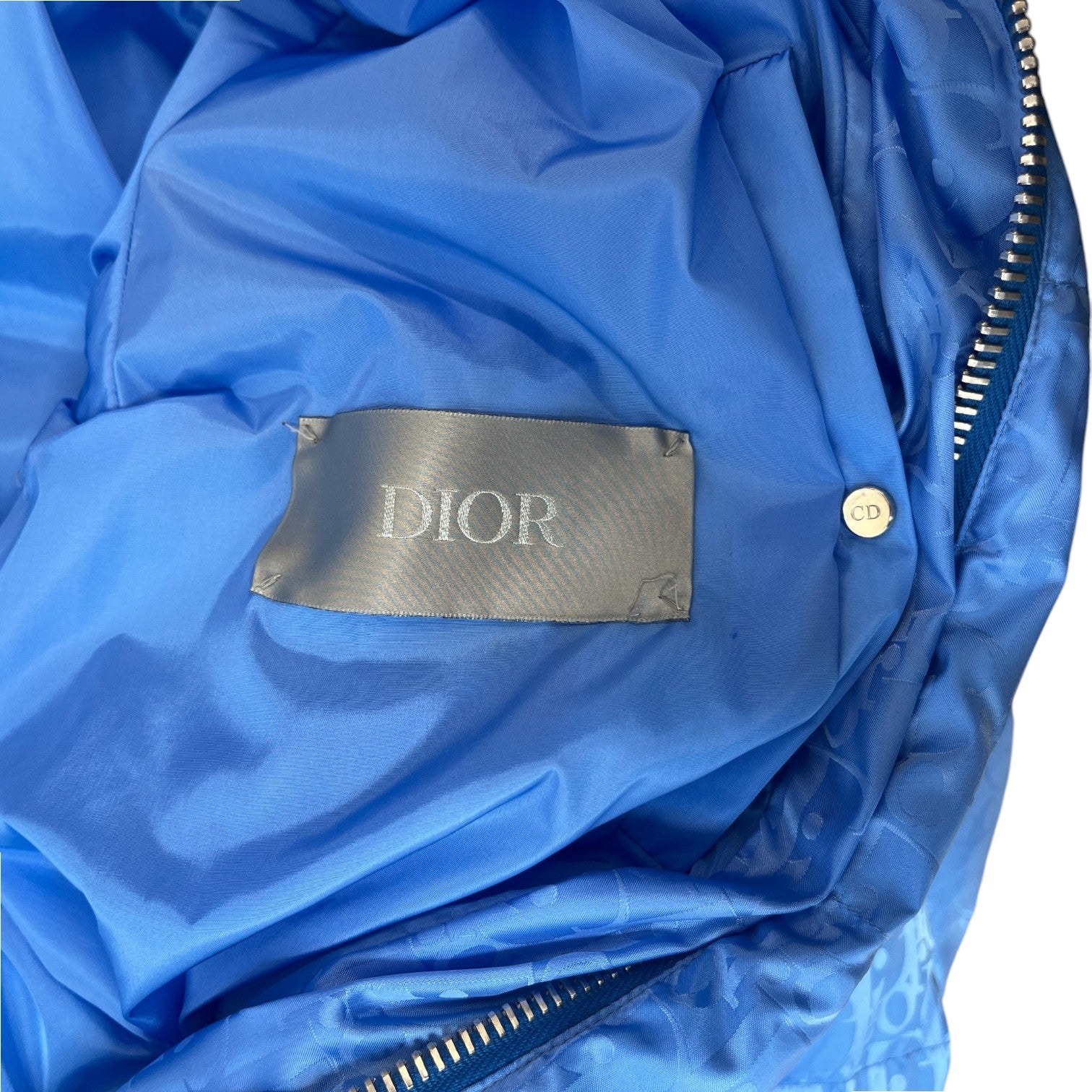 Men's Oblique Down Jacket Blue Size IT 46 / S