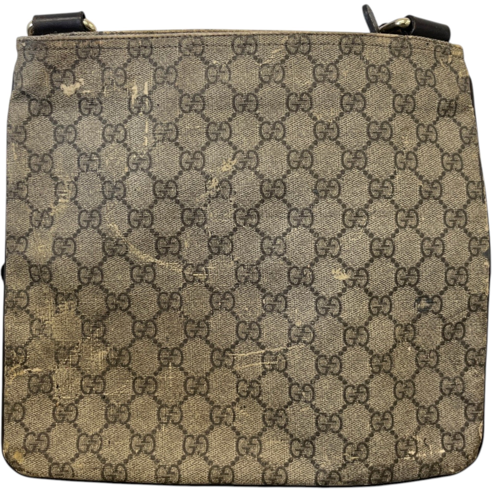Men's Gg Supreme Messenger Bag Beige