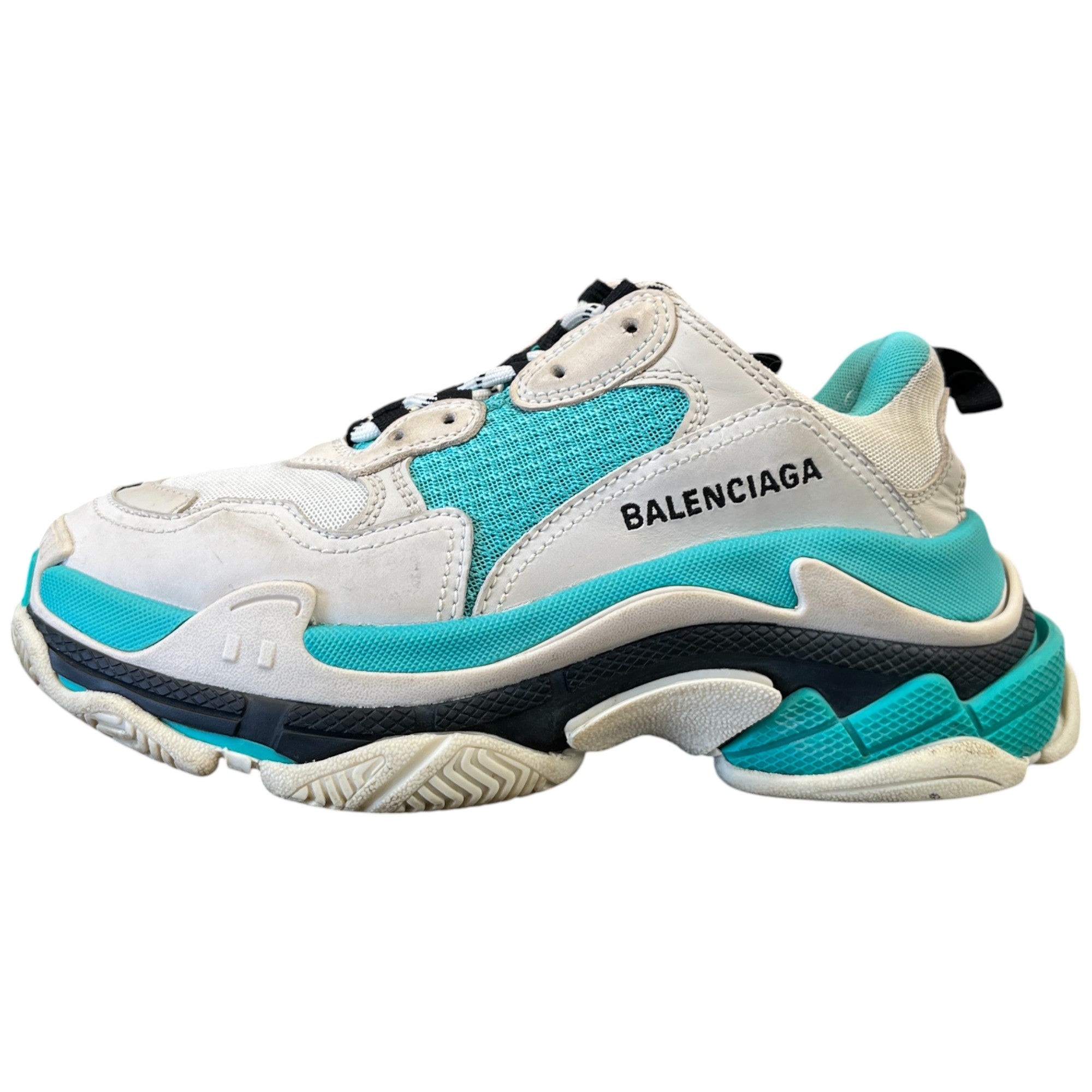 Women's Triple S Low Trainers Blue Size EU 37 / UK 4