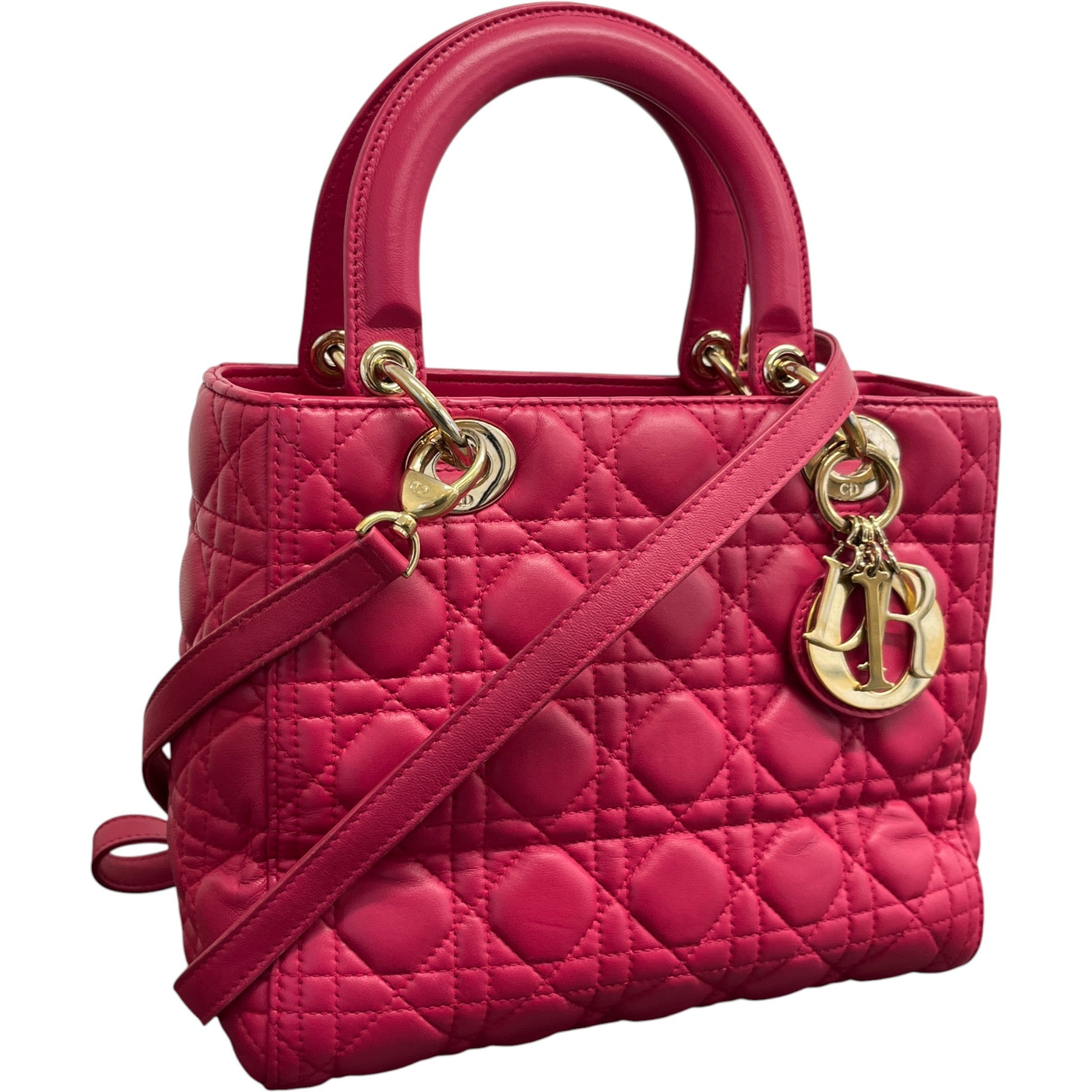 Women's Medium Lady Dior Bag Pink