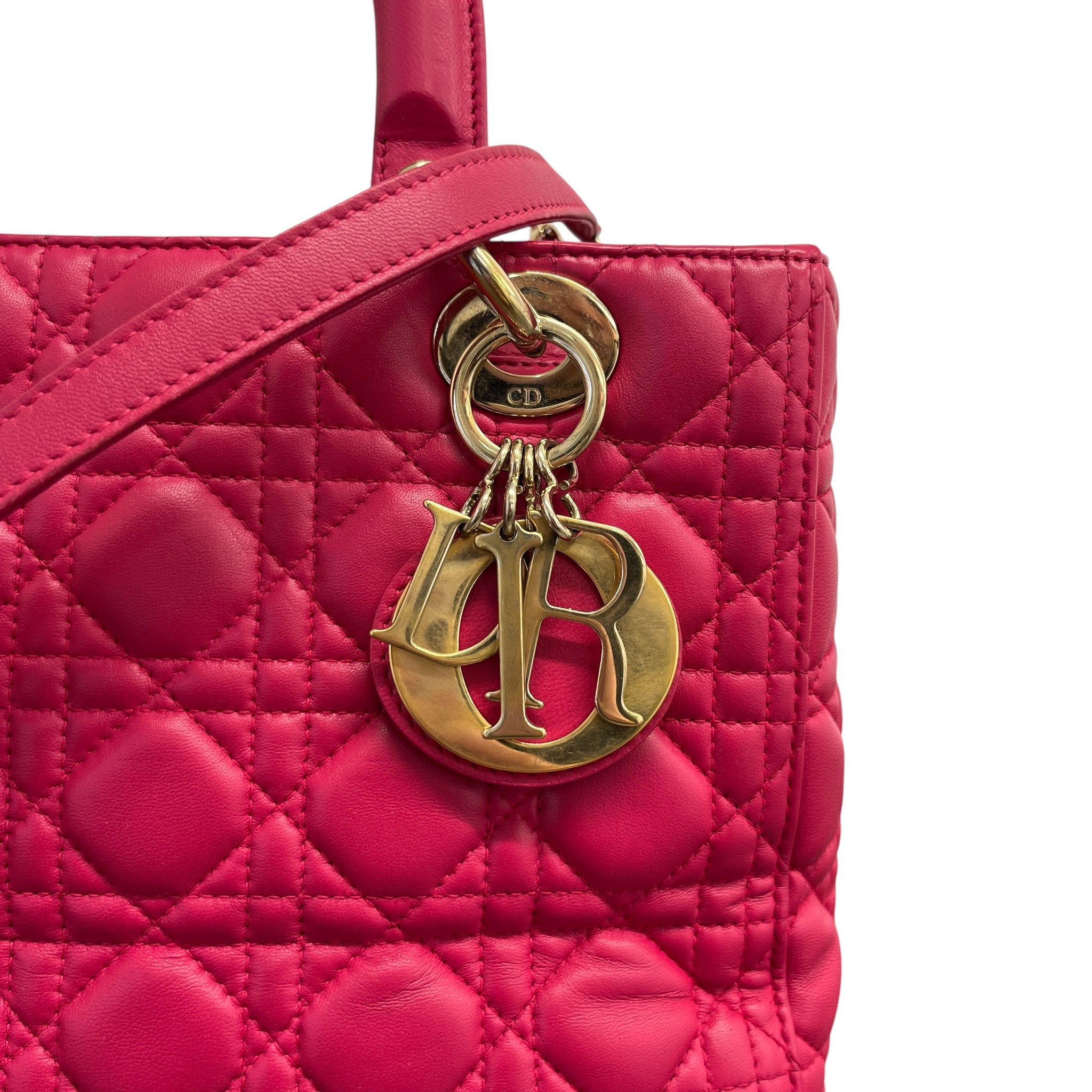 Women's Medium Lady Dior Bag Pink