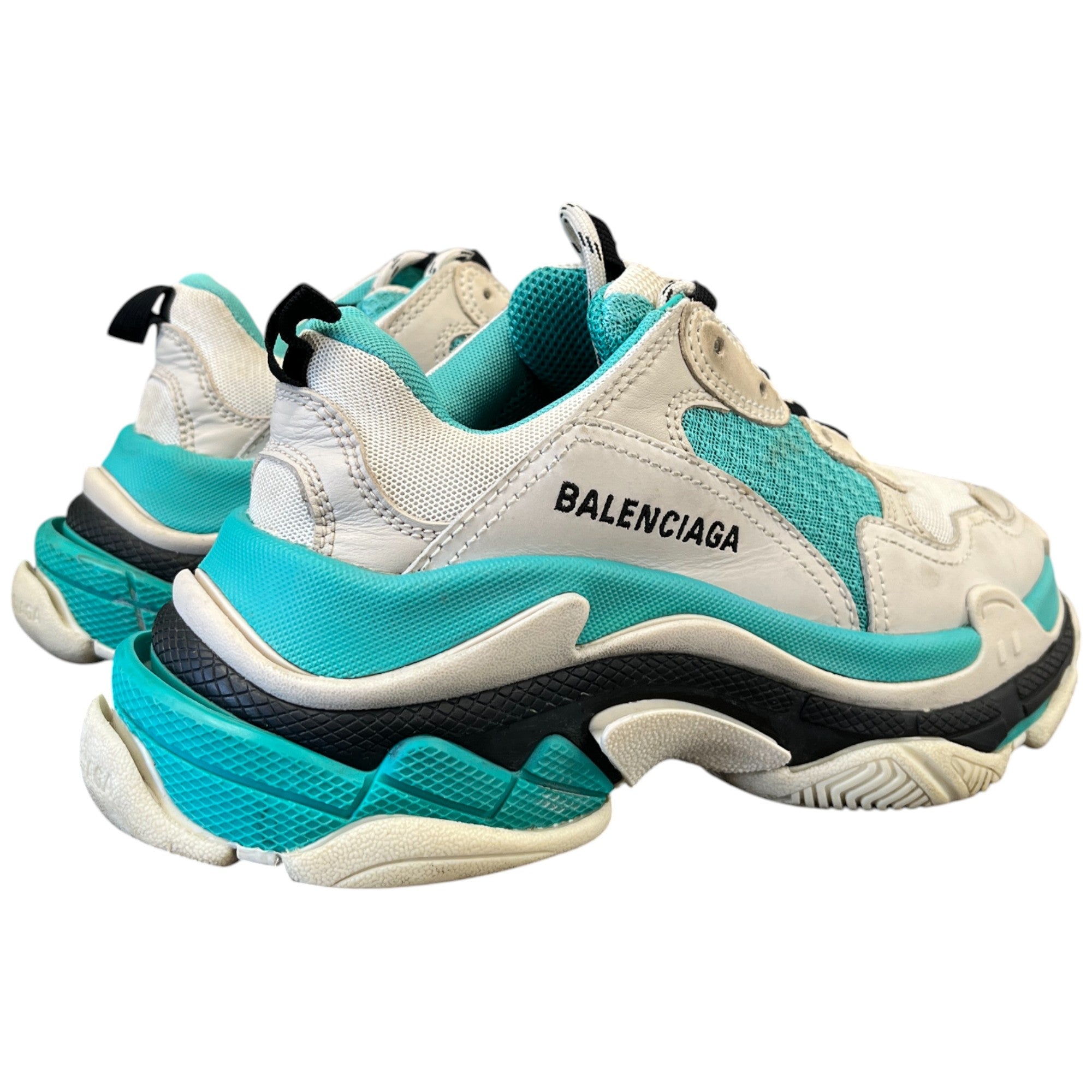 Women's Triple S Low Trainers Blue Size EU 37 / UK 4