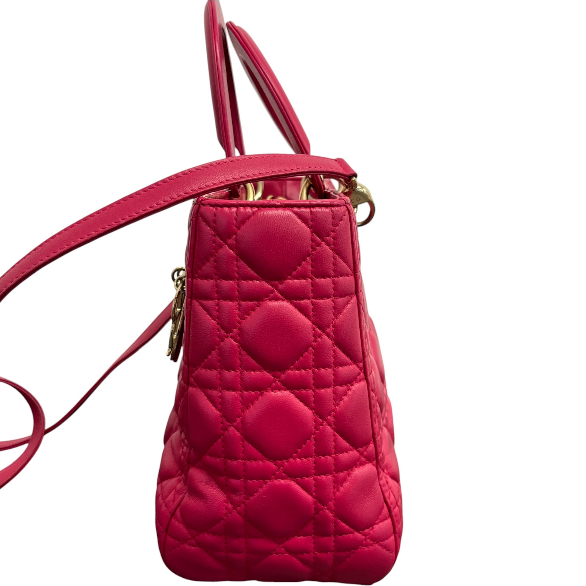 Women's Medium Lady Dior Bag Pink