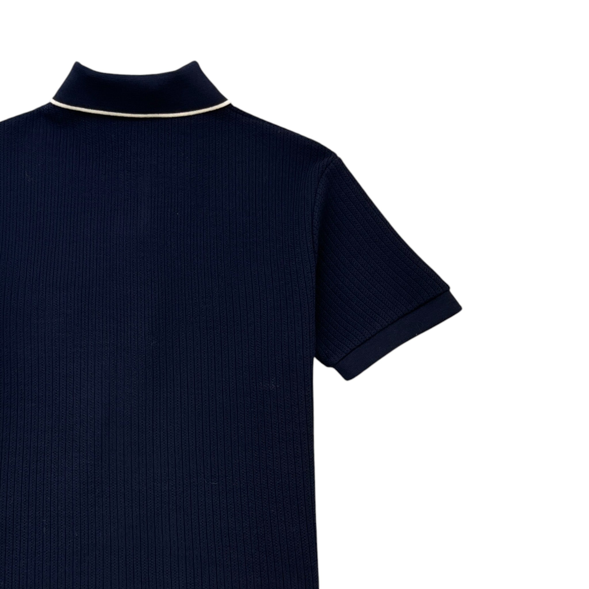 Men's Jersey Polo Shirt Navy Size S