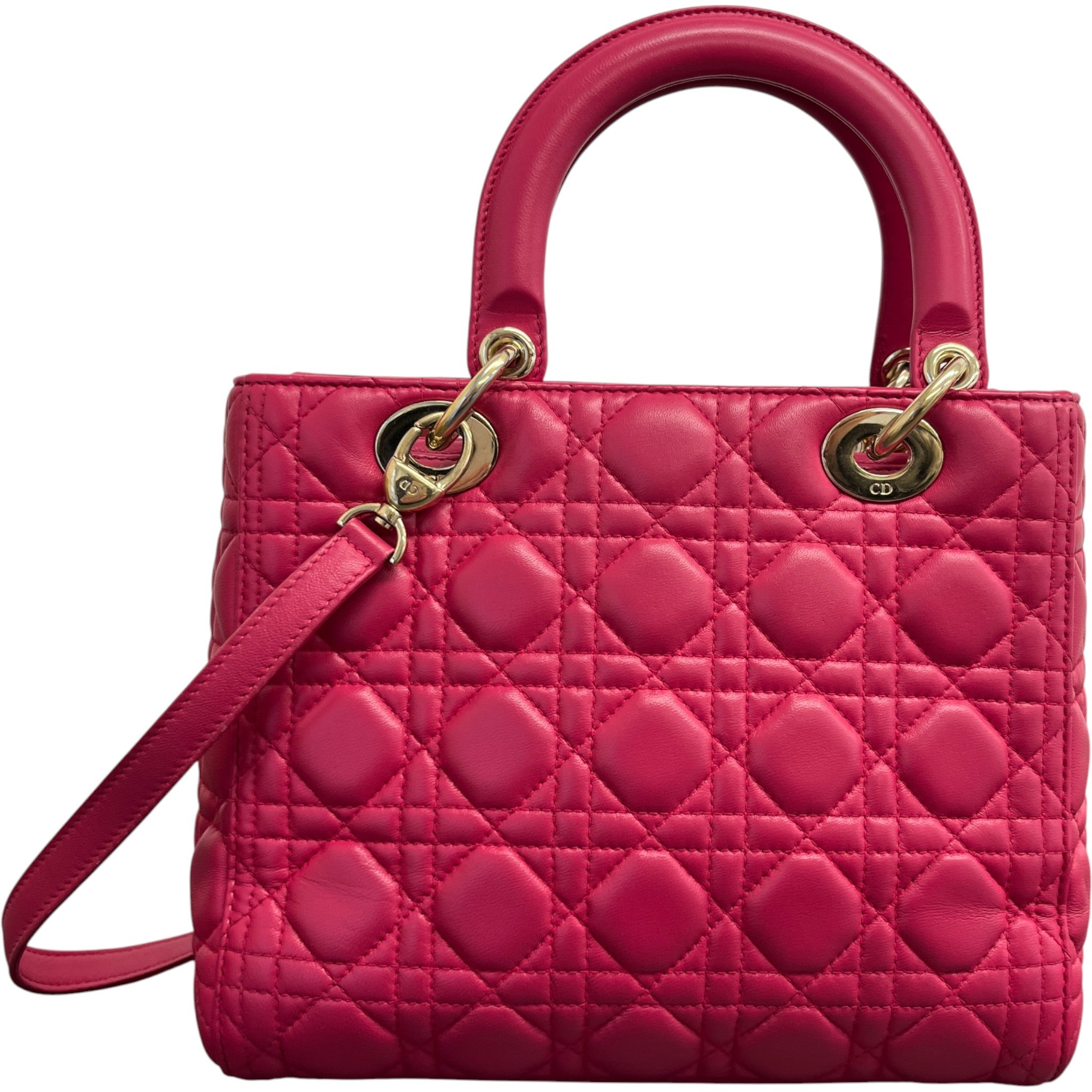Women's Medium Lady Dior Bag Pink